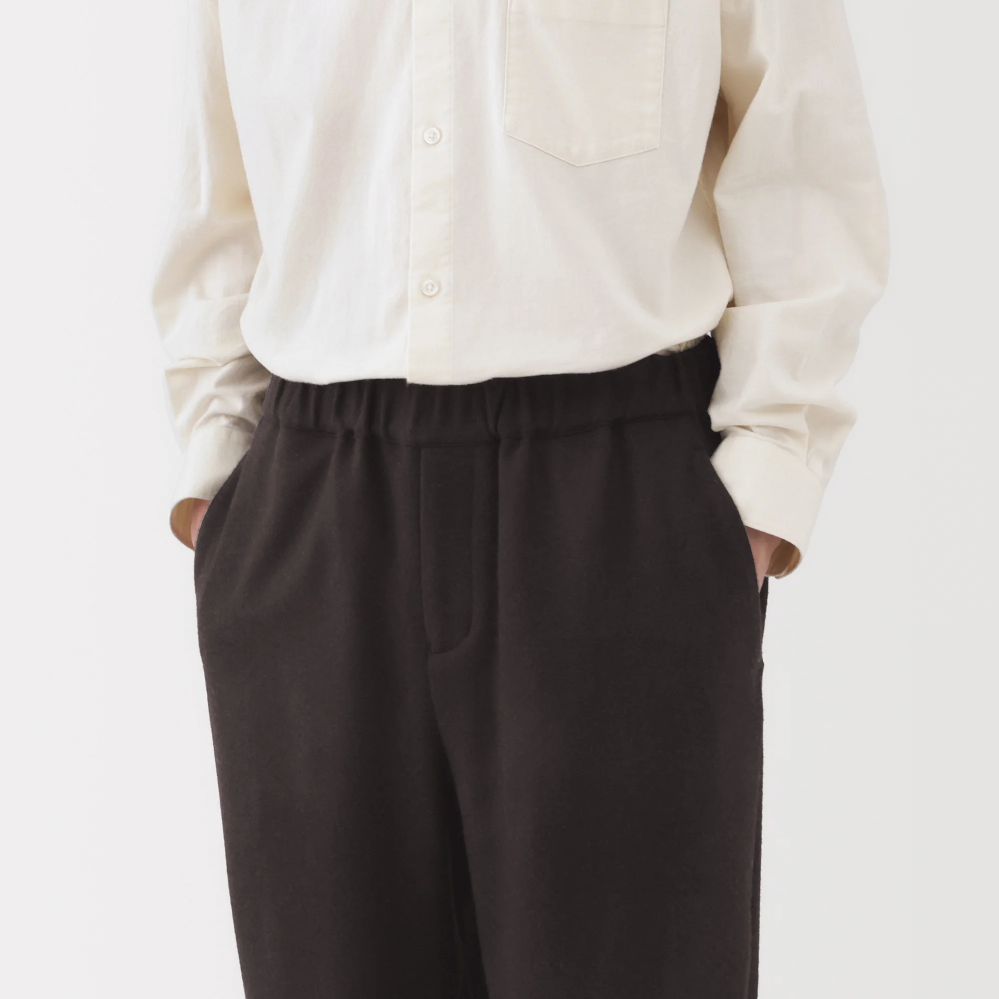 Labo Cashmere Mix Easy Pants - Image 7