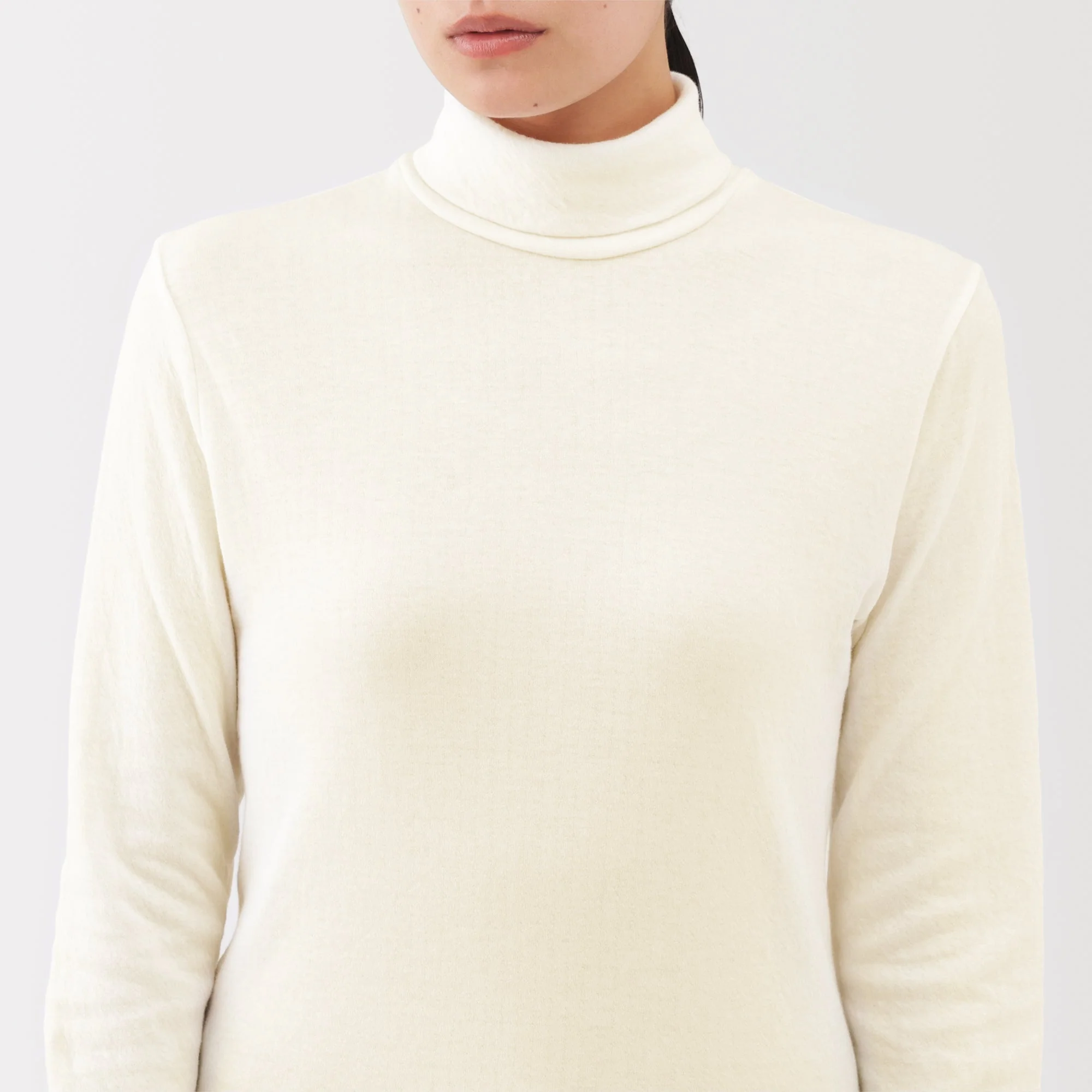 Labo Cotton Cashmere Turtleneck T-Shirt - Image 8