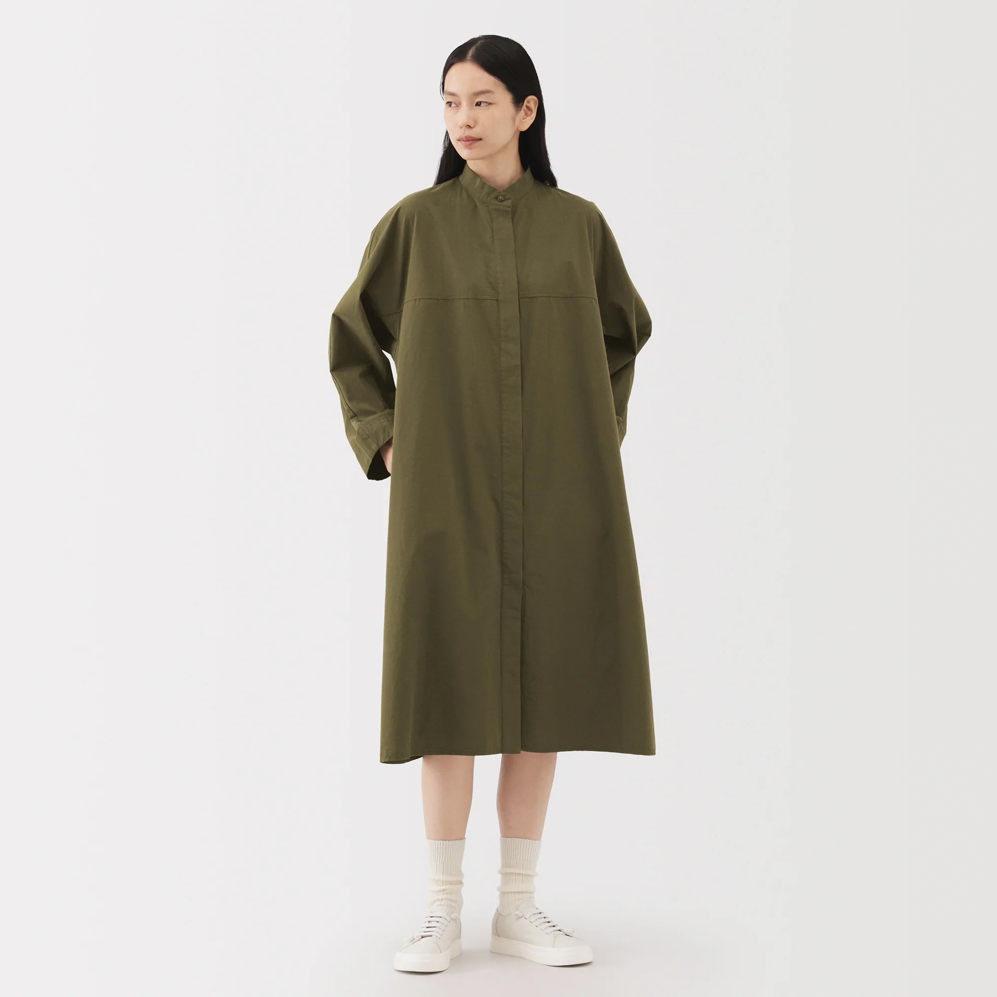 Labo Cotton Wool Shirt Dress - Image 14
