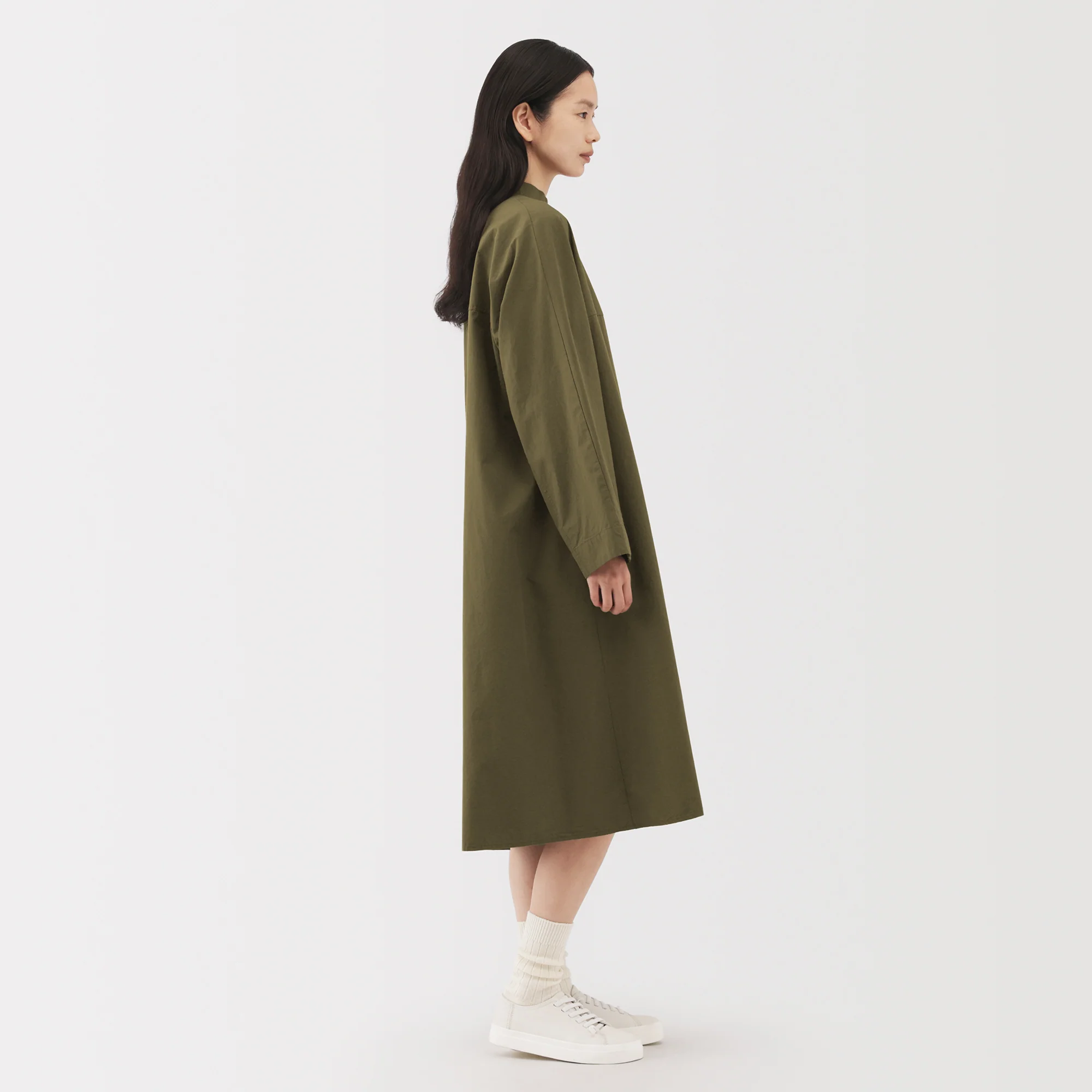 Labo Cotton Wool Shirt Dress - Image 6