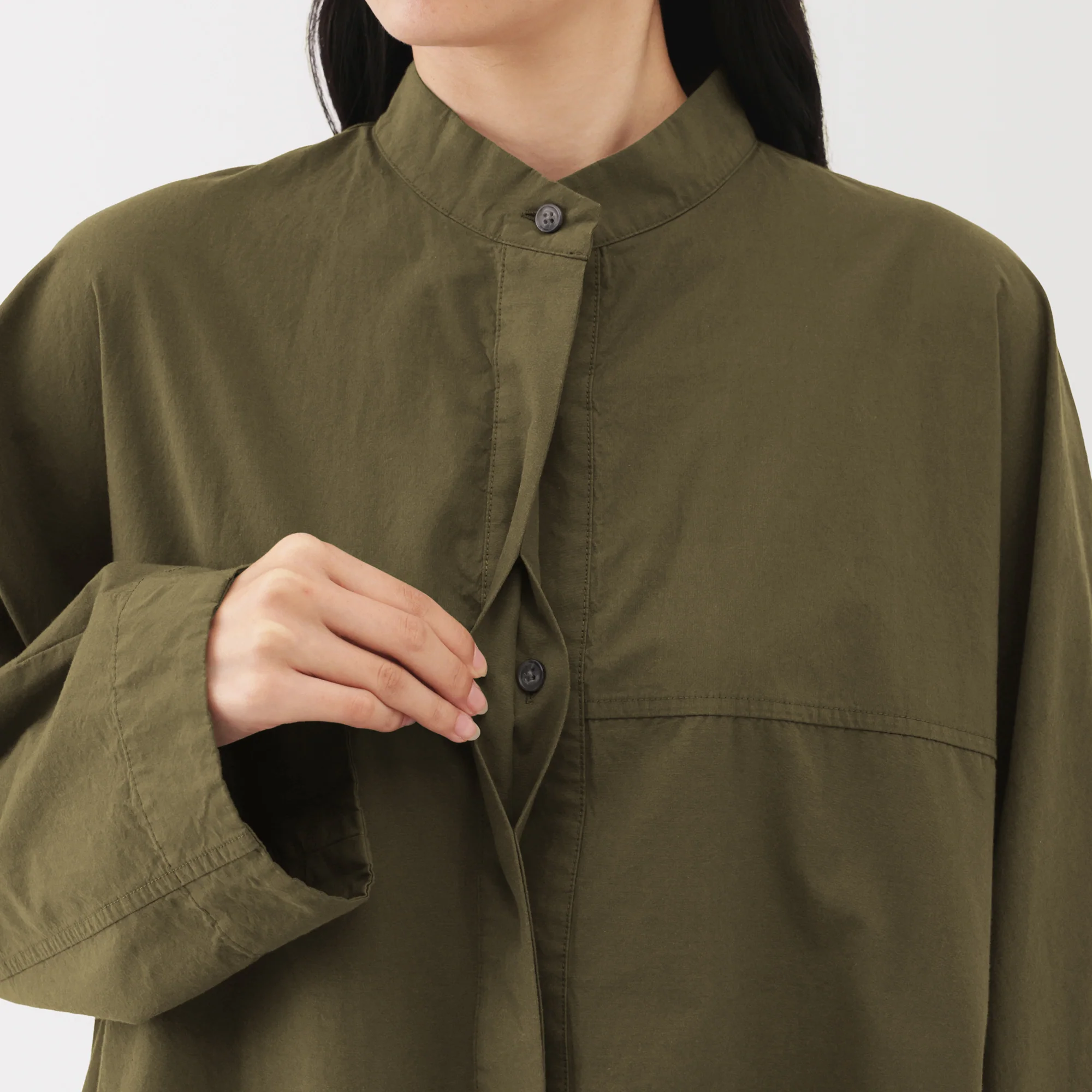 Labo Cotton Wool Shirt Dress - Image 9