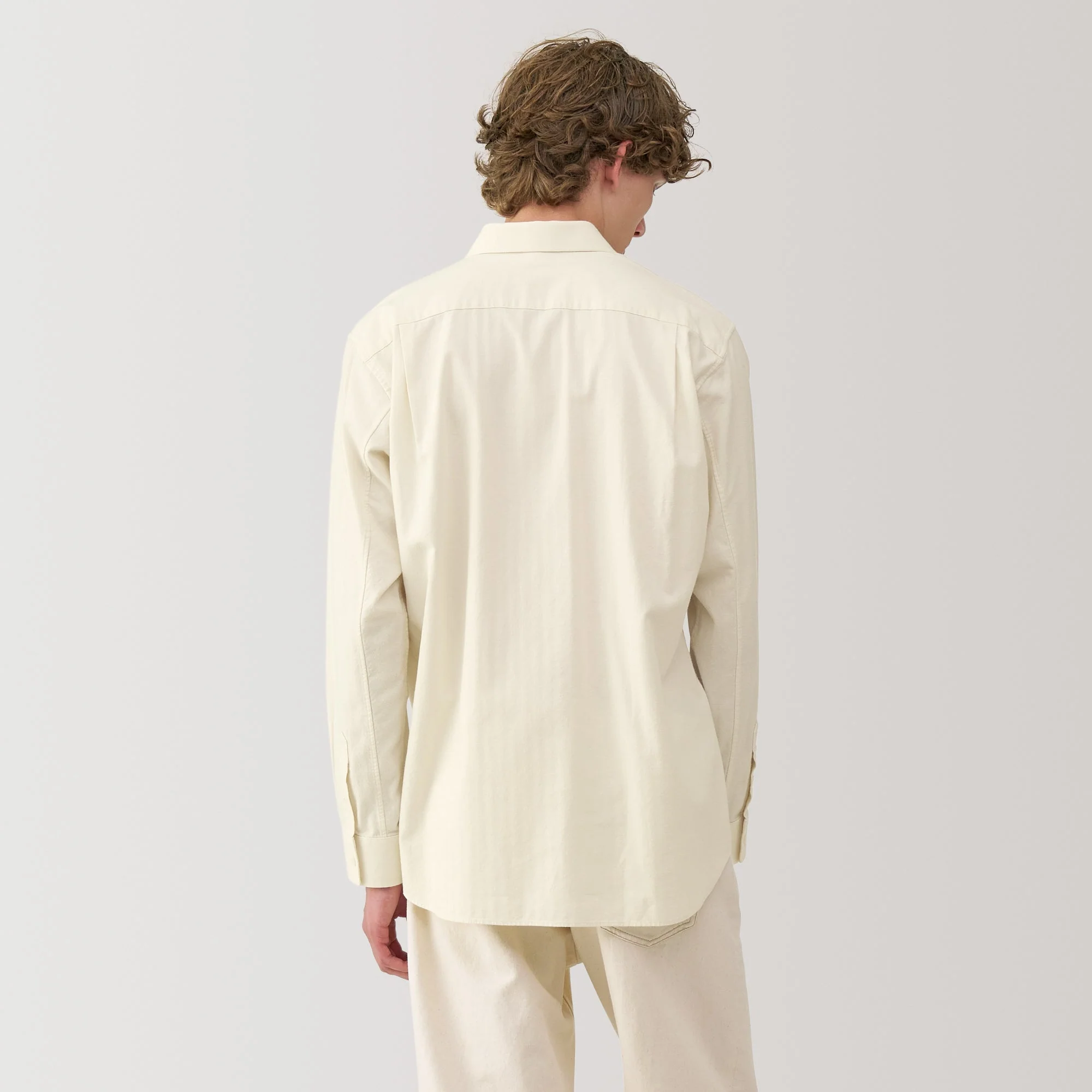 Labo Men's Brushed Cotton Twill Regular Collar Shirt - Image 14