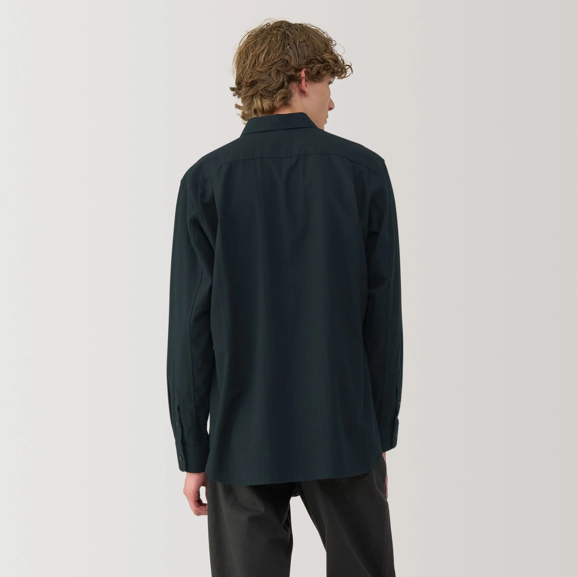 Labo Men's Brushed Cotton Twill Regular Collar Shirt - Image 6