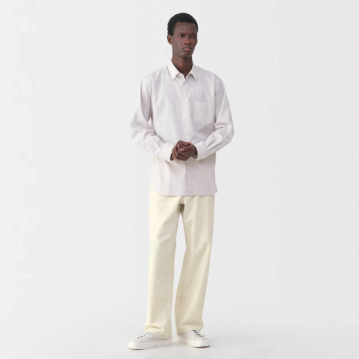 Labo Men's Washi Blend Twill 5-Pocket Wide Pants (L32") - Image 13