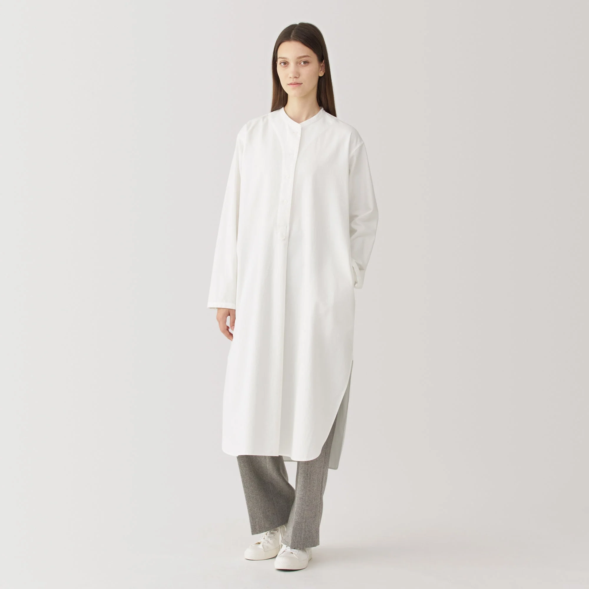Labo Women's Brushed Cotton Twill Shirt Dress