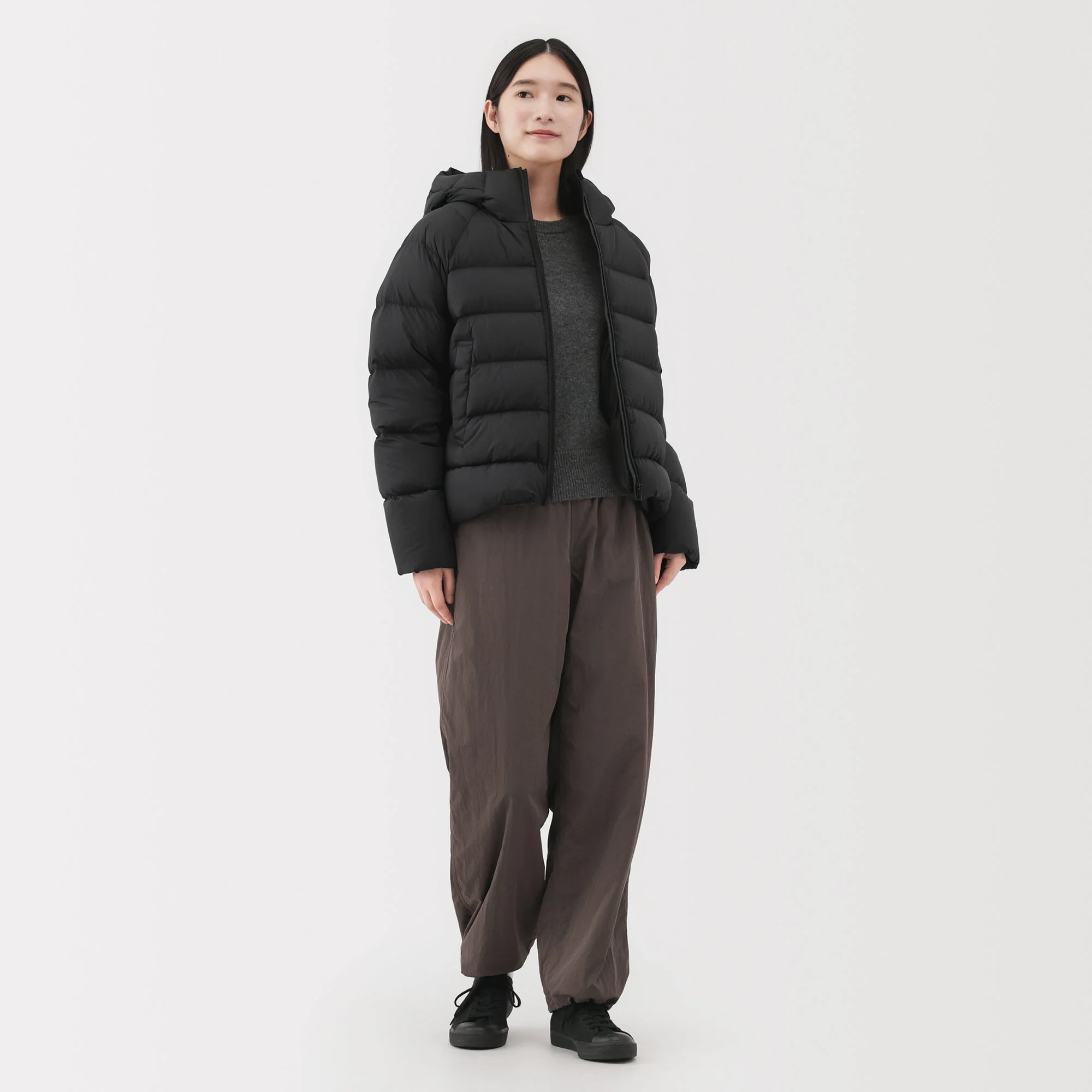 Lightweight Down Hooded Jacket - Image 14