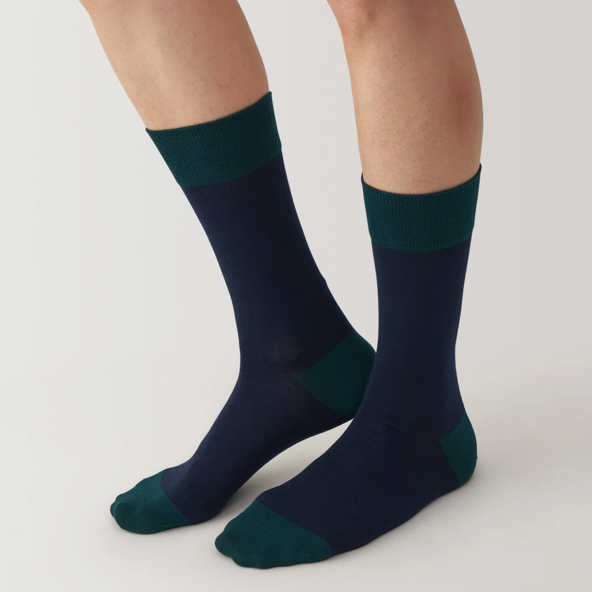 Right Angle Lustrous Wool Mix Thin Socks - Image 8