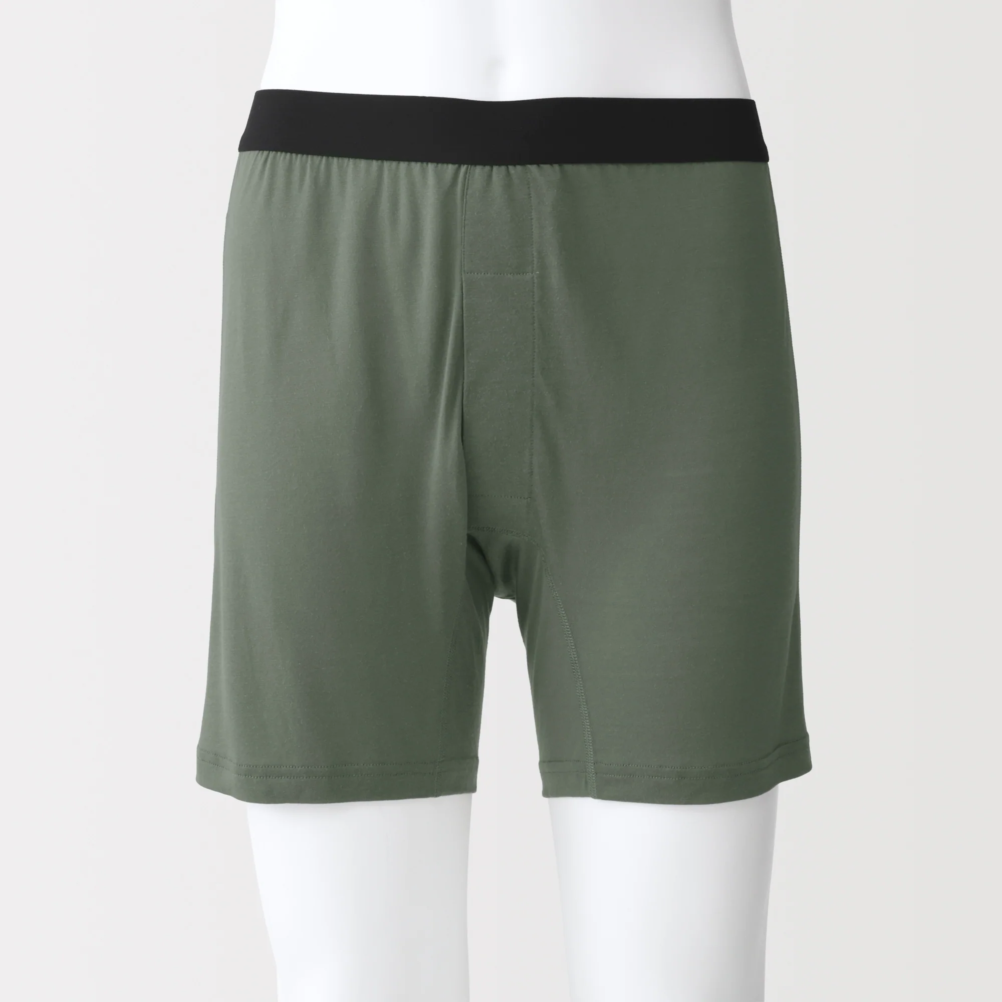 Lyocell Blend Front Open Knit Trunks - Image 6