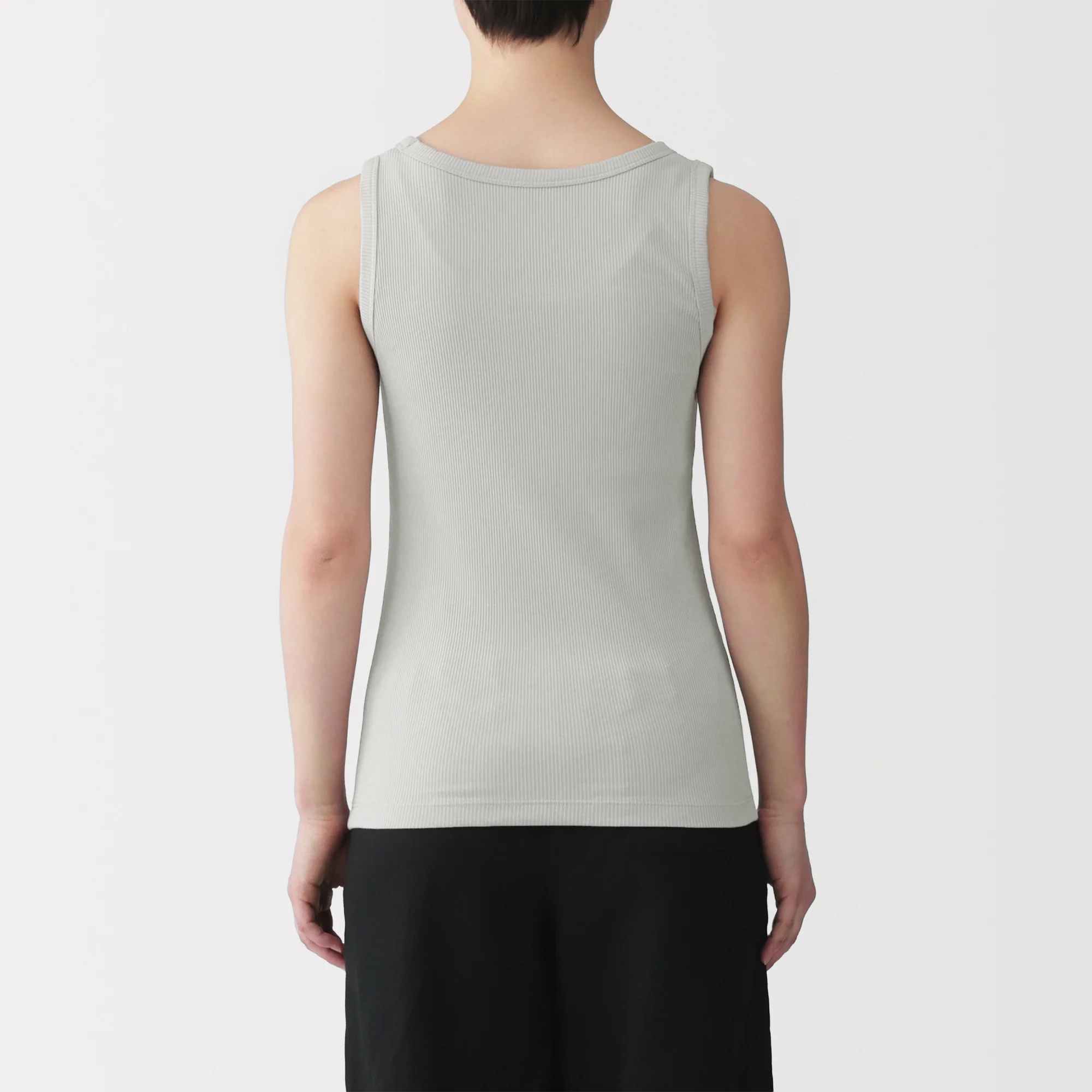 Lyocell Blend Rib Tank Top - Image 22