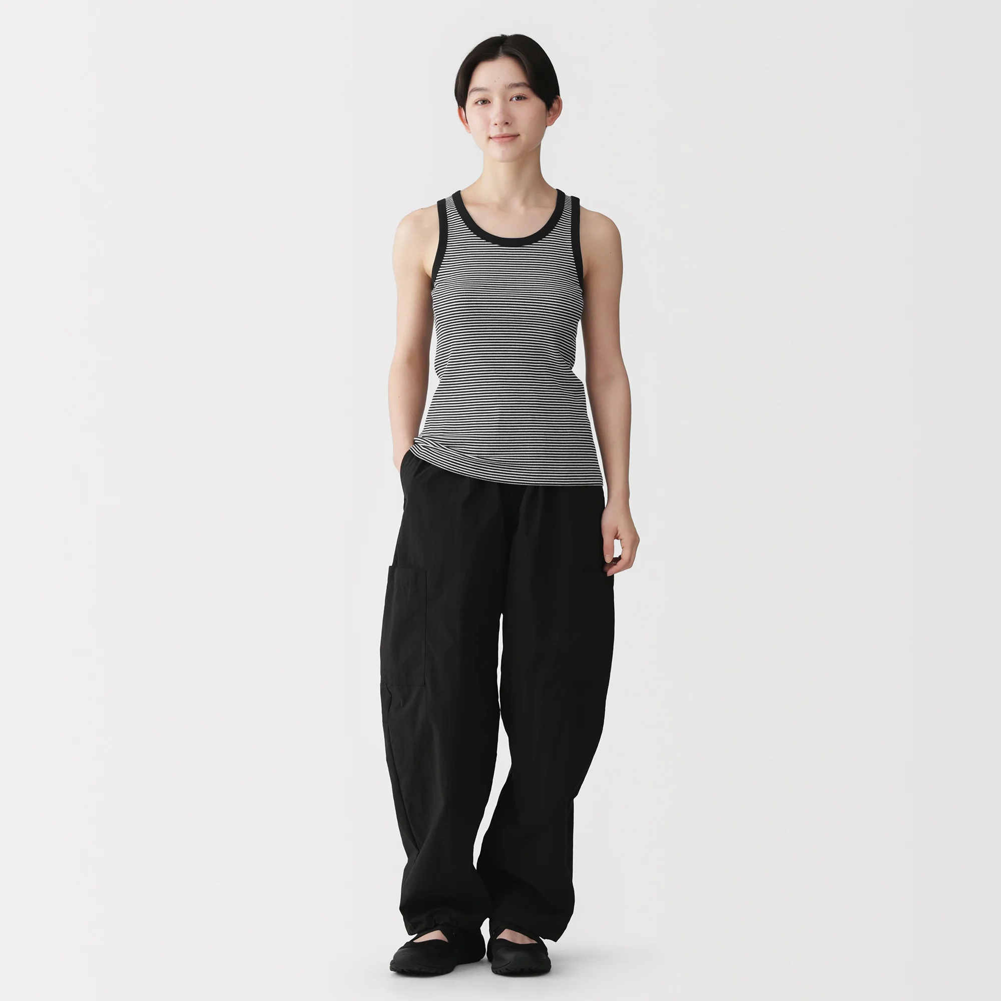 Lyocell Blend Rib Tank Top - Image 44