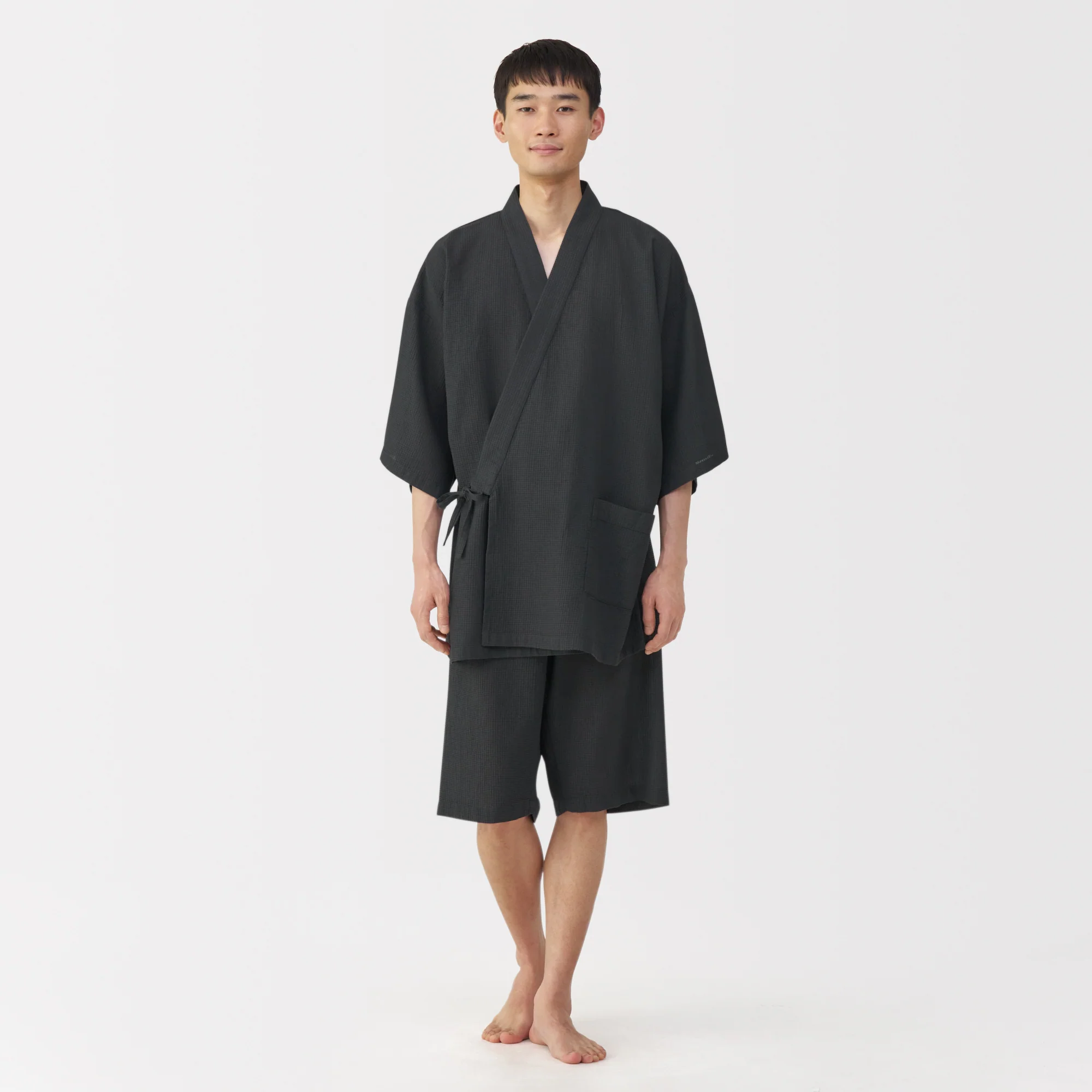 Lyocell Blend Waffle Jinbei - Image 14