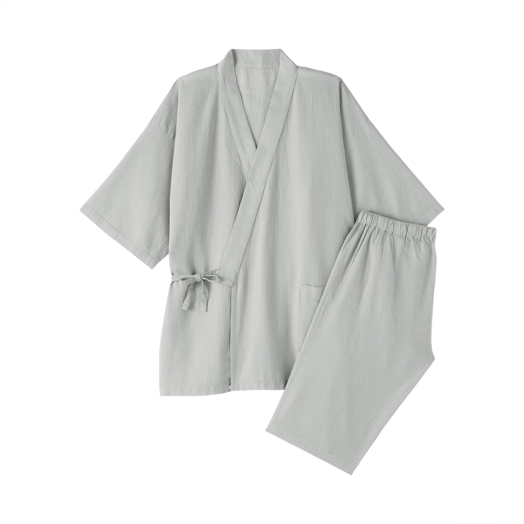 Lyocell Blend Waffle Jinbei - Image 24
