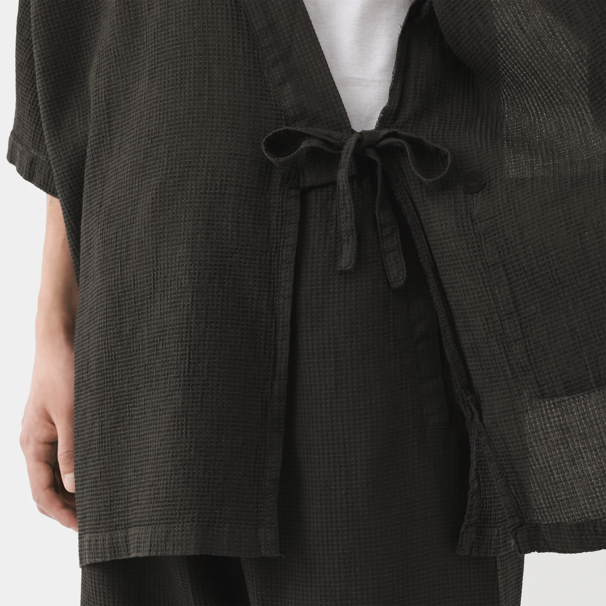 Lyocell Blend Waffle Jinbei - Image 31