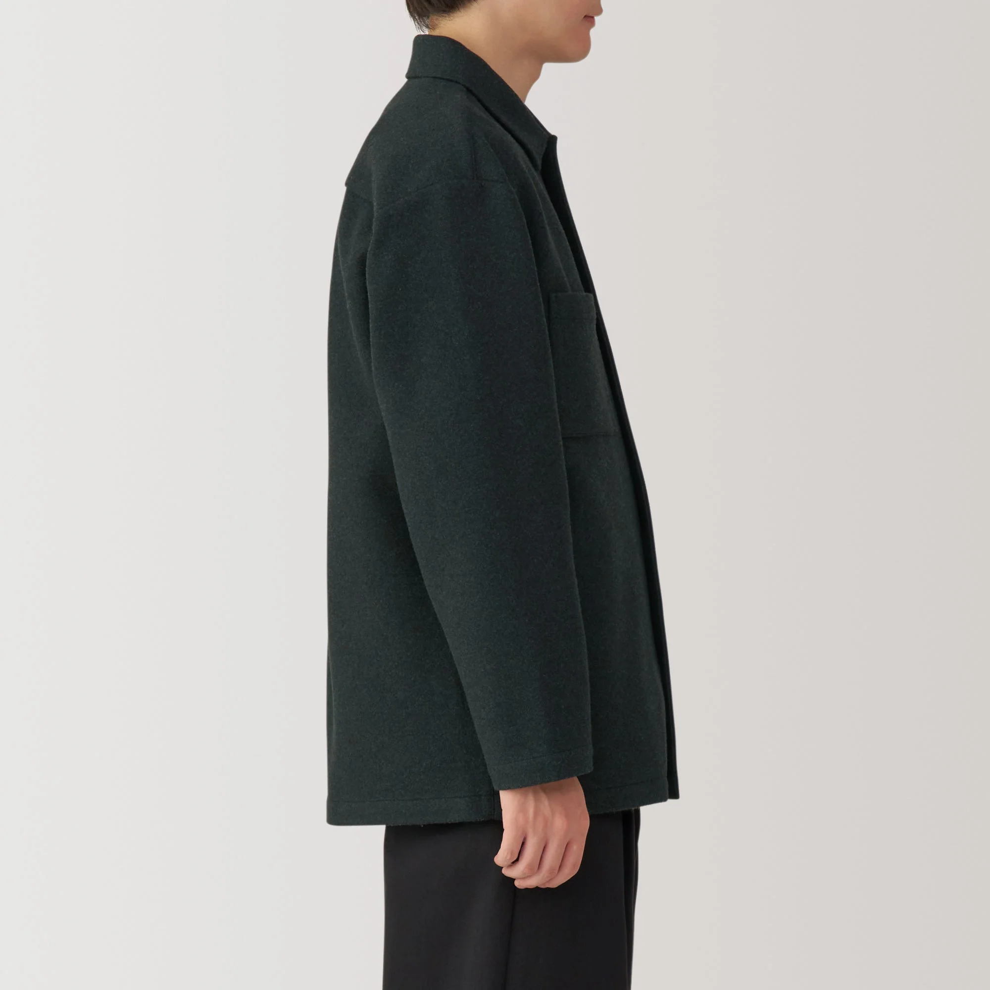 Men's Brushed Stretch Shirt Jacket - Image 5