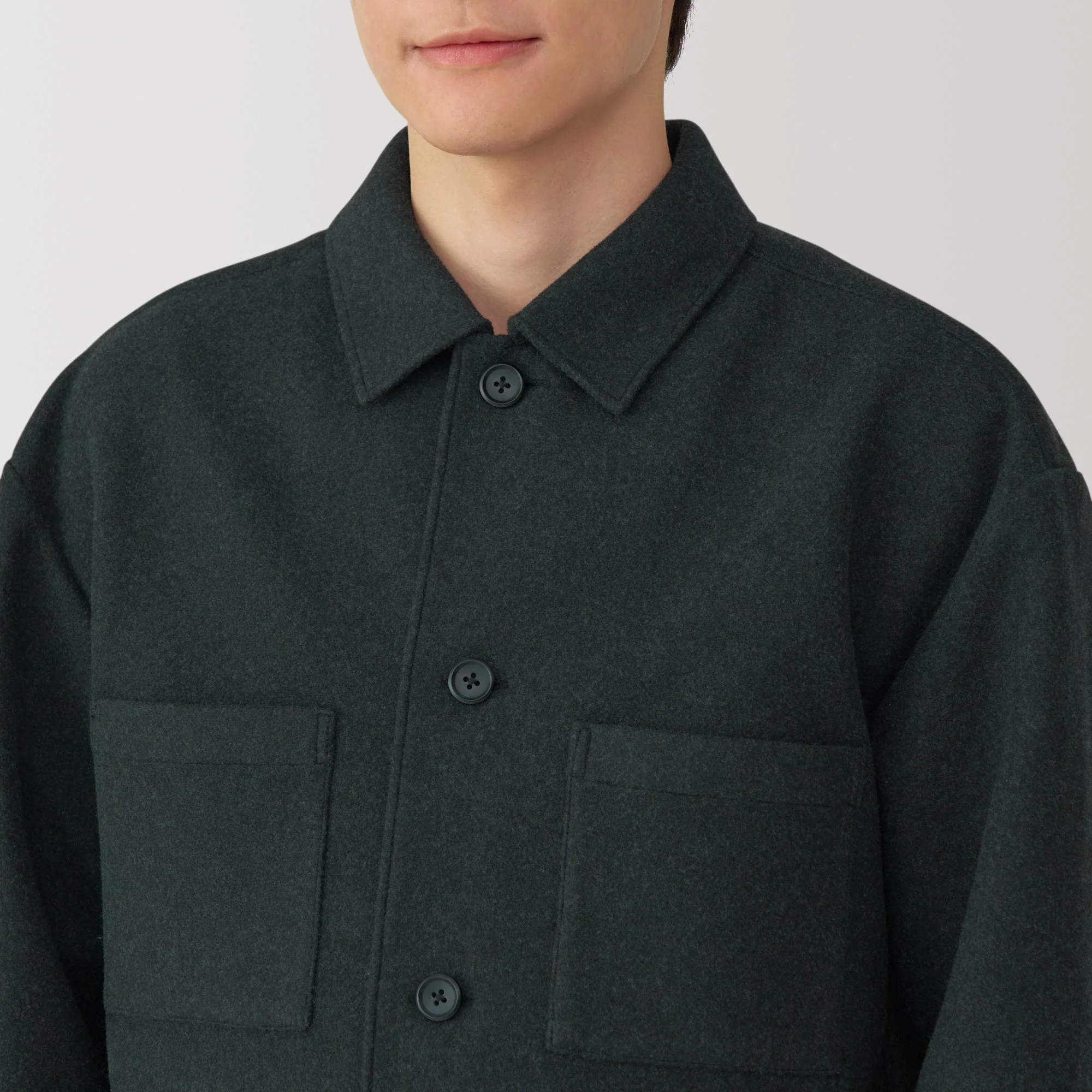 Men's Brushed Stretch Shirt Jacket - Image 7