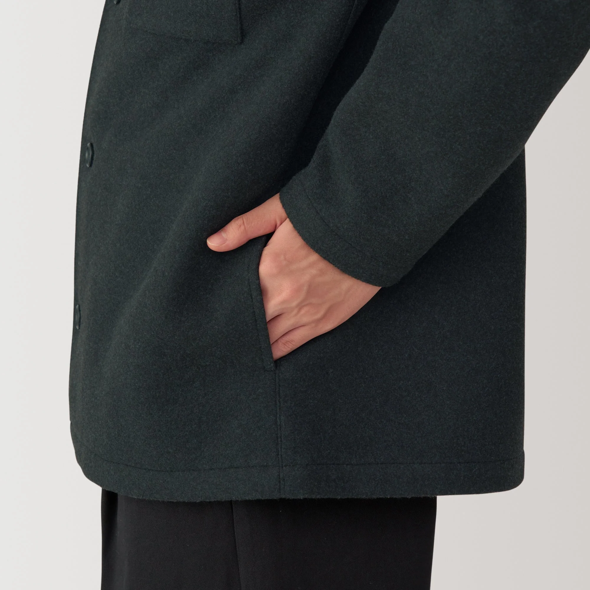 Men's Brushed Stretch Shirt Jacket - Image 8