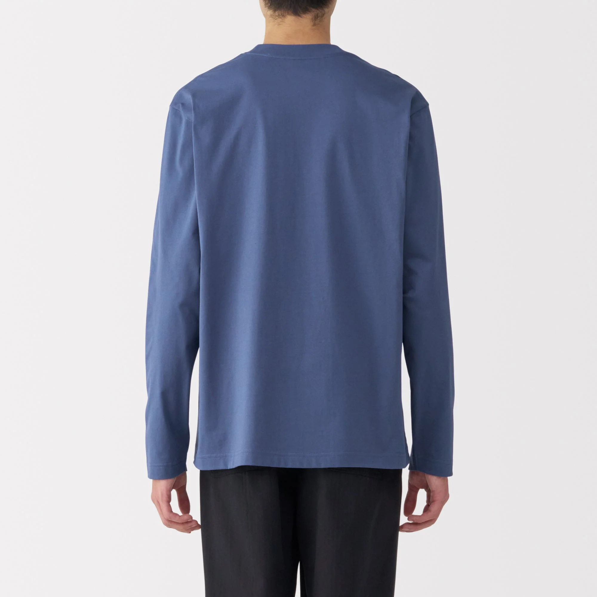 Men's Jersey Crew Neck Long Sleeve T-Shirt - Image 41