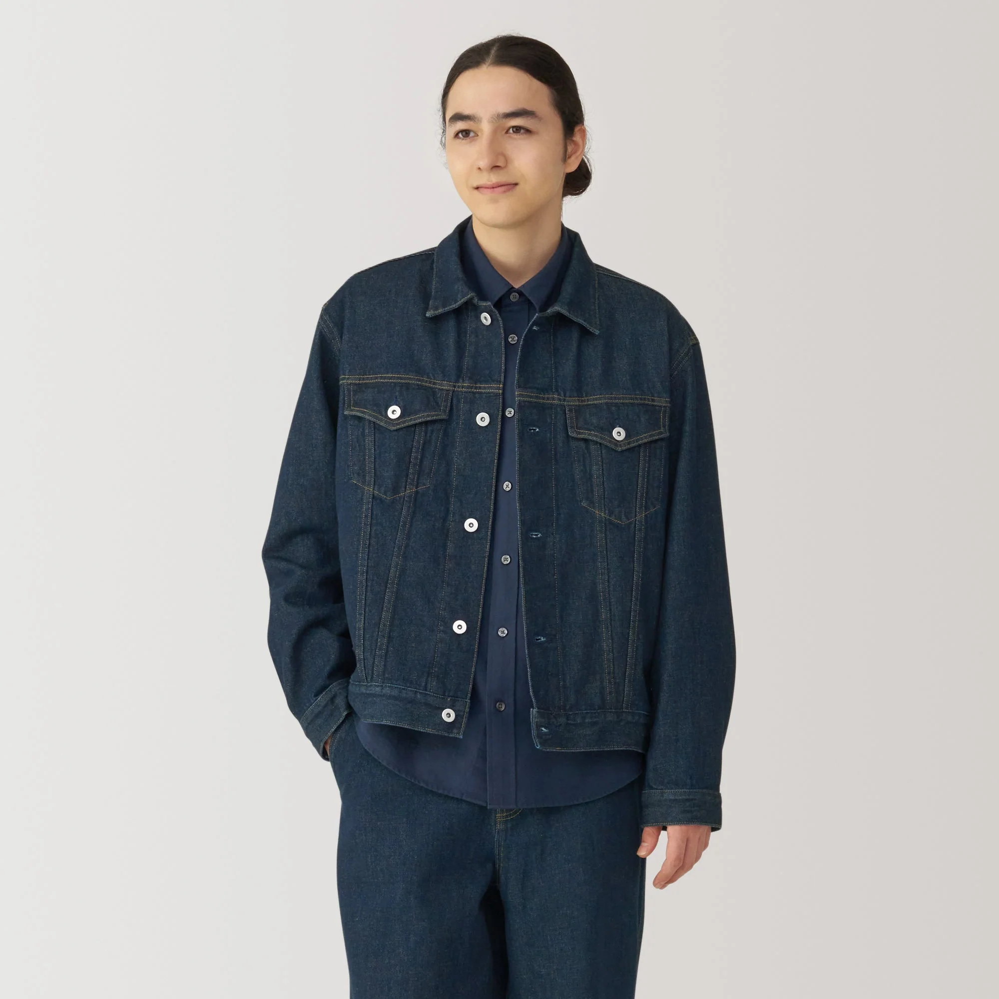 Men's Kapok Blend Denim Jacket