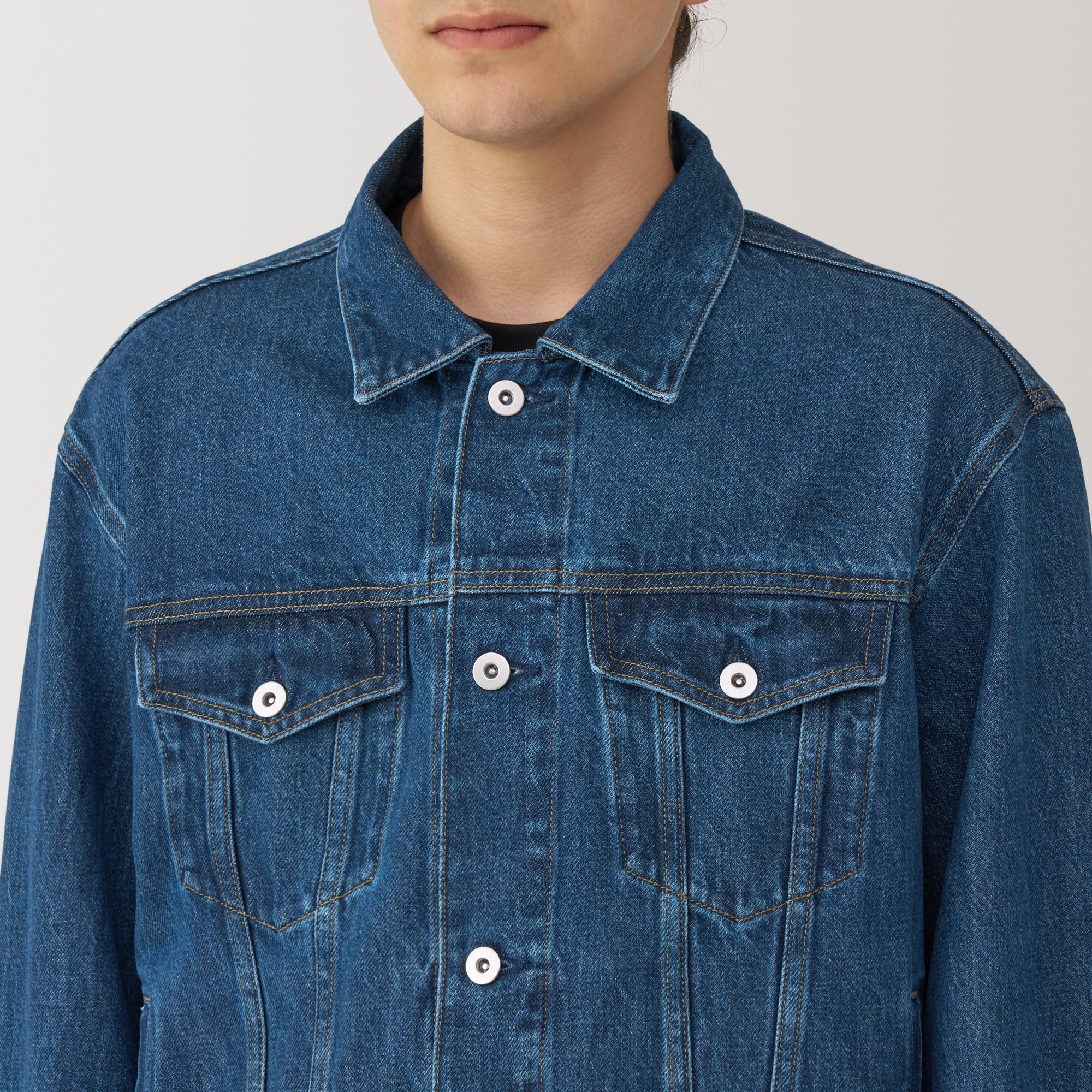 Men's Kapok Blend Denim Jacket - Image 16
