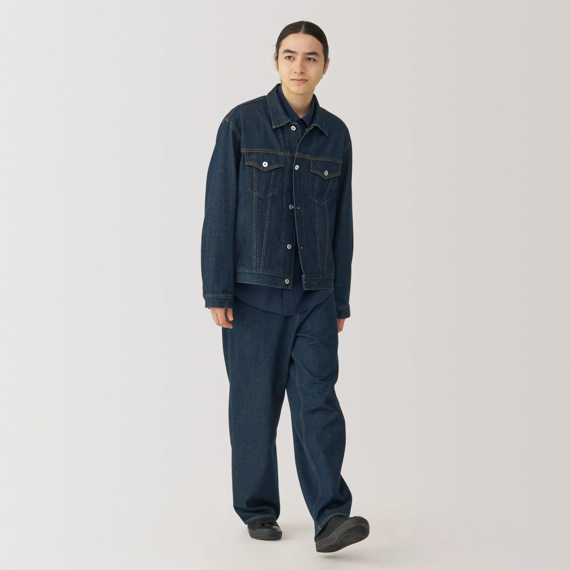 Men's Kapok Blend Denim Jacket - Image 4