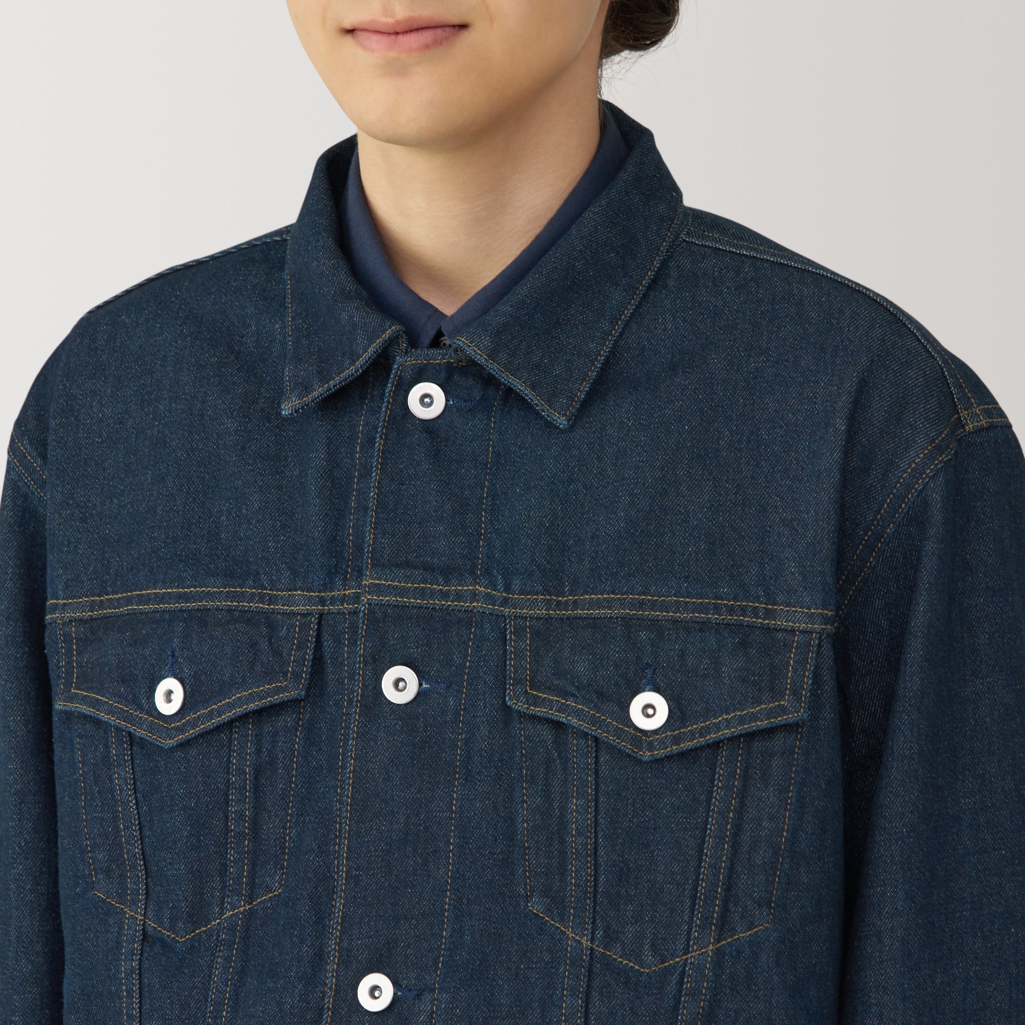 Men's Kapok Blend Denim Jacket - Image 7