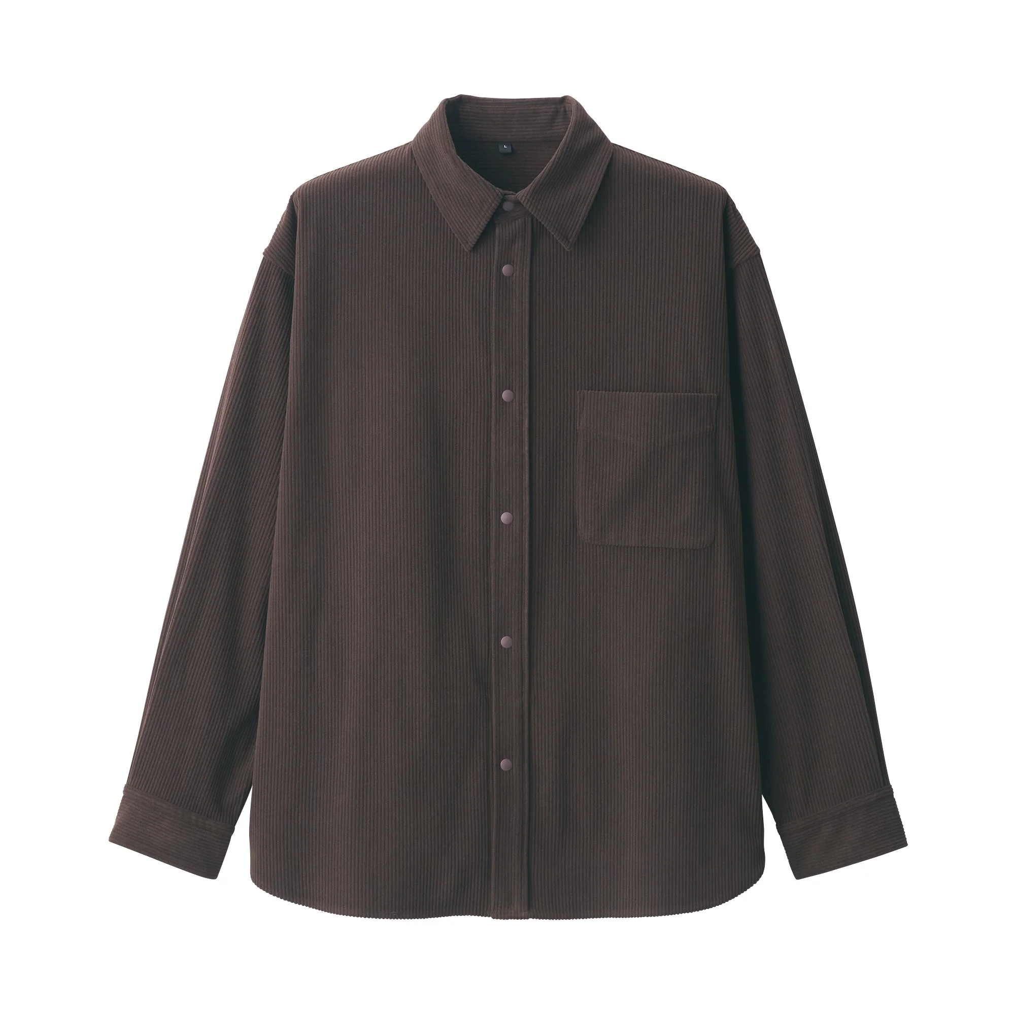 Men's Knit Corduroy Shirt Jacket - Image 11