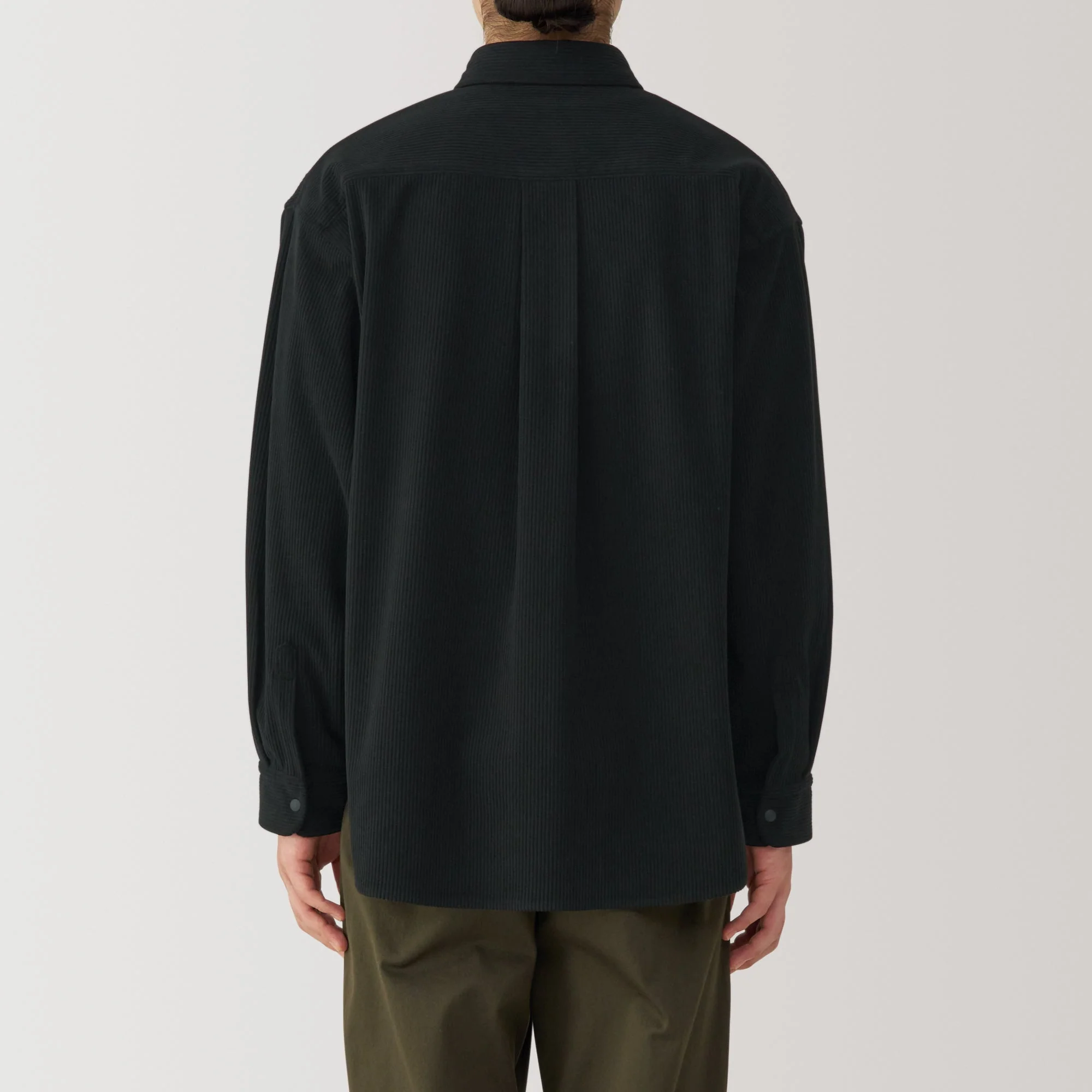 Men's Knit Corduroy Shirt Jacket - Image 24