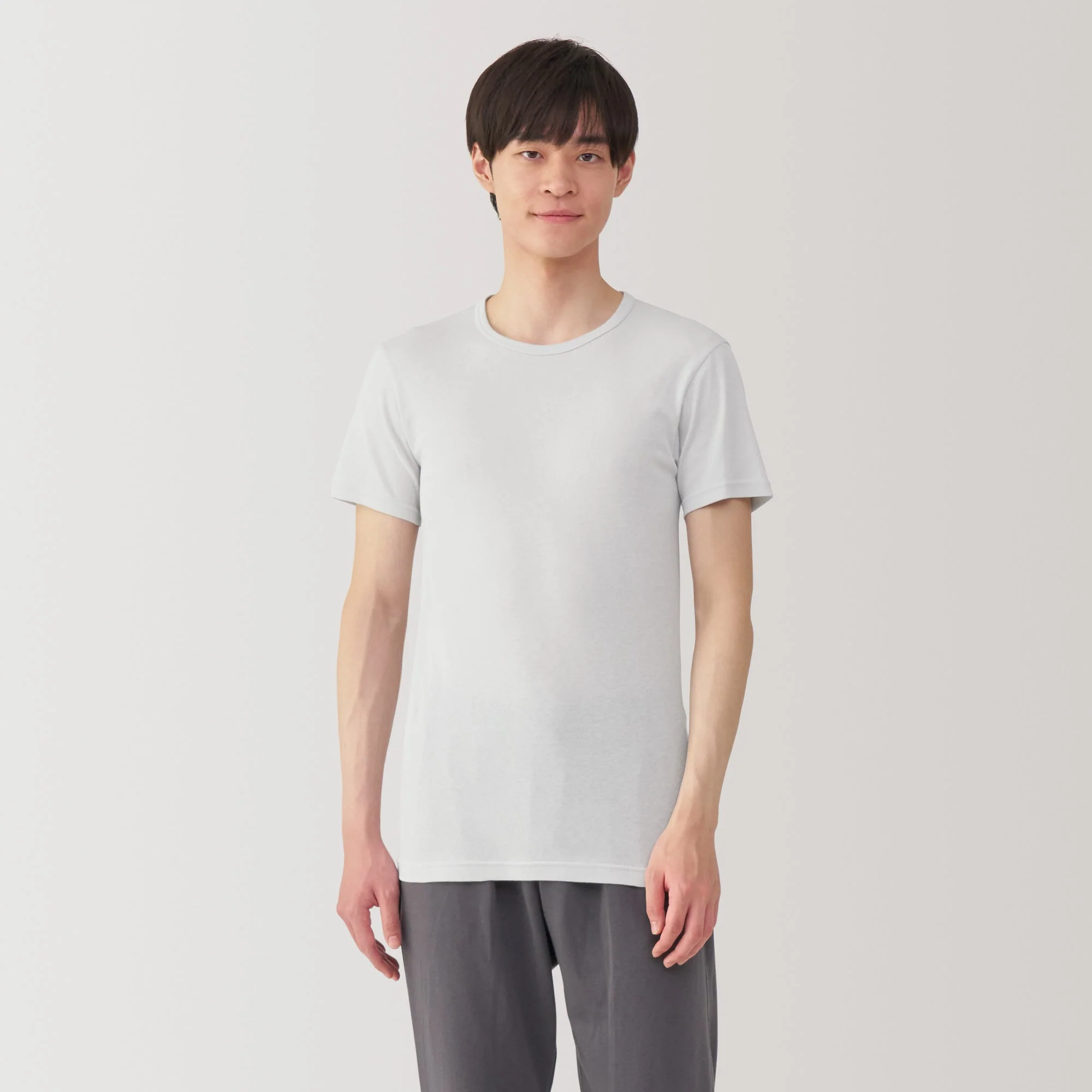 Moisture Wicking Cotton Crew Neck Short Sleeve T-Shirt - Image 3