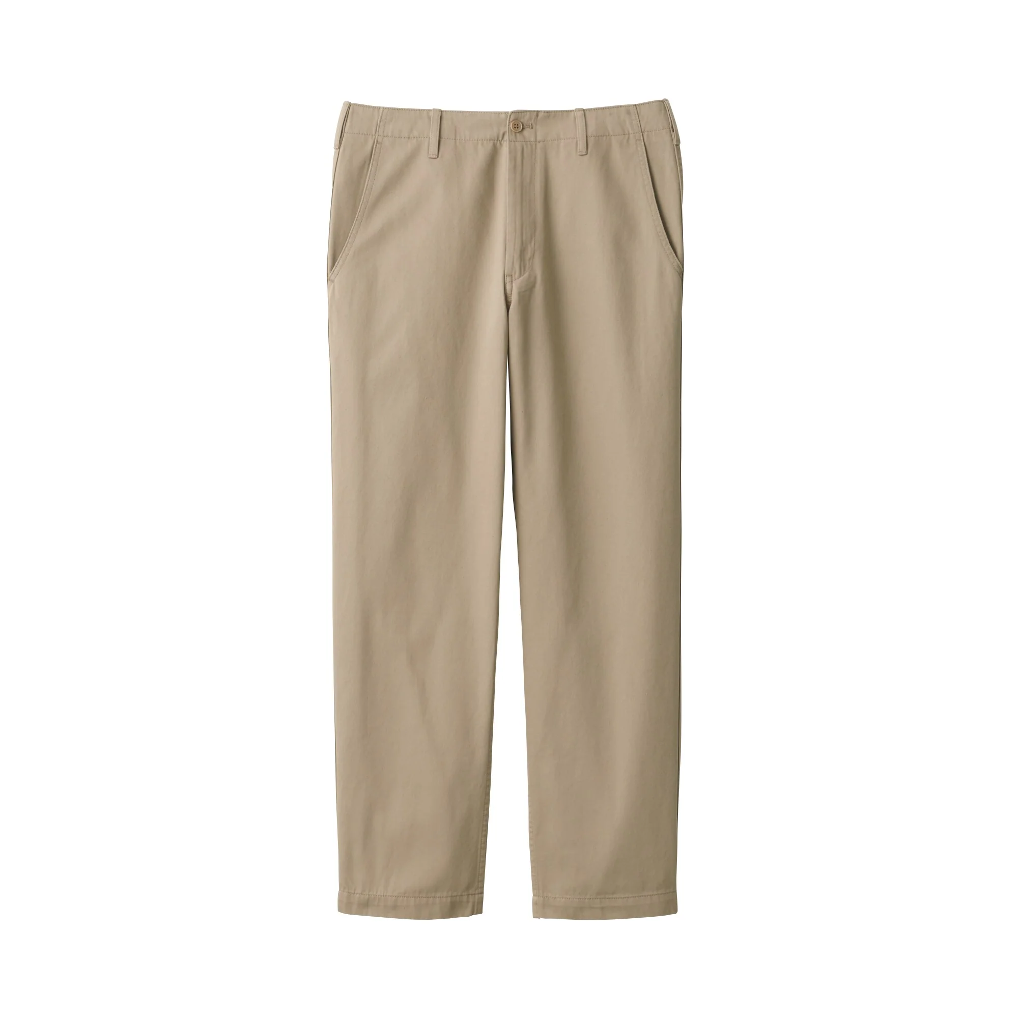 Men's Slub Yarn Chino Regular Pants (L 30inch / 76cm) - Image 11