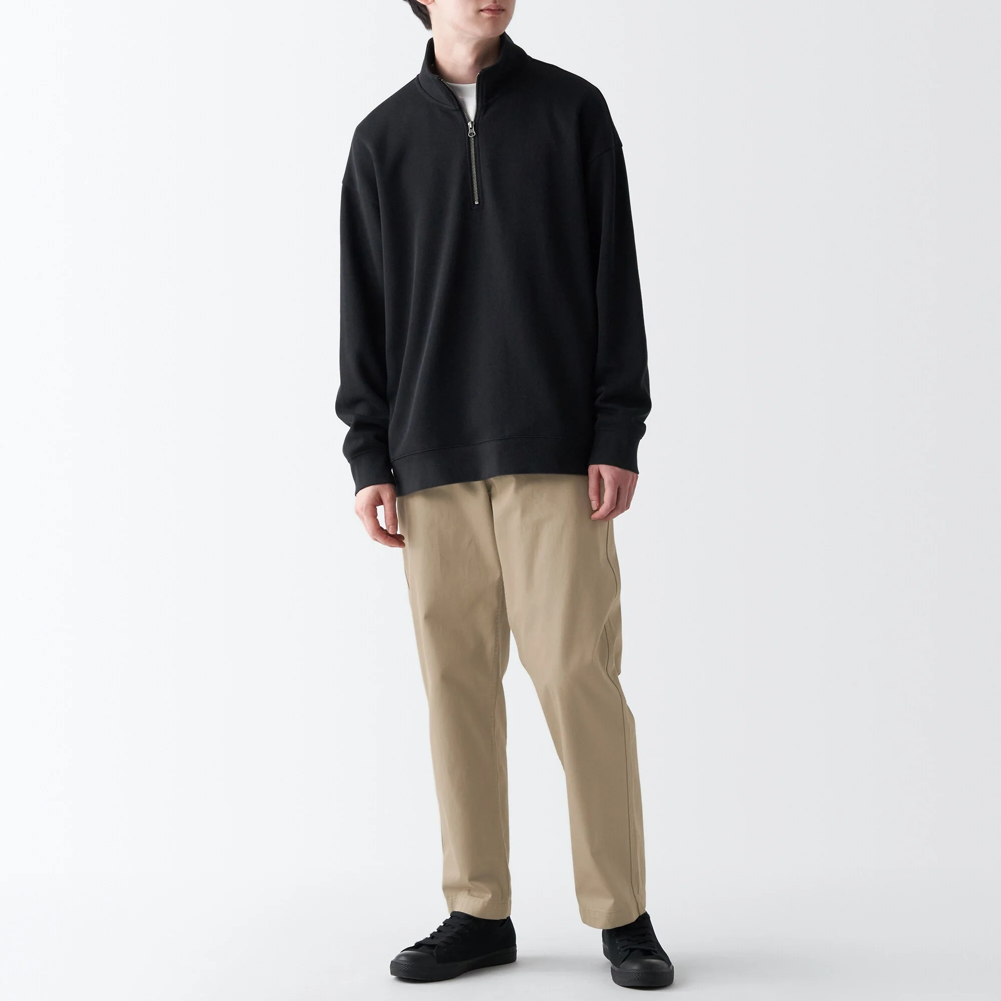Men's Slub Yarn Chino Regular Pants (L 30inch / 76cm) - Image 13