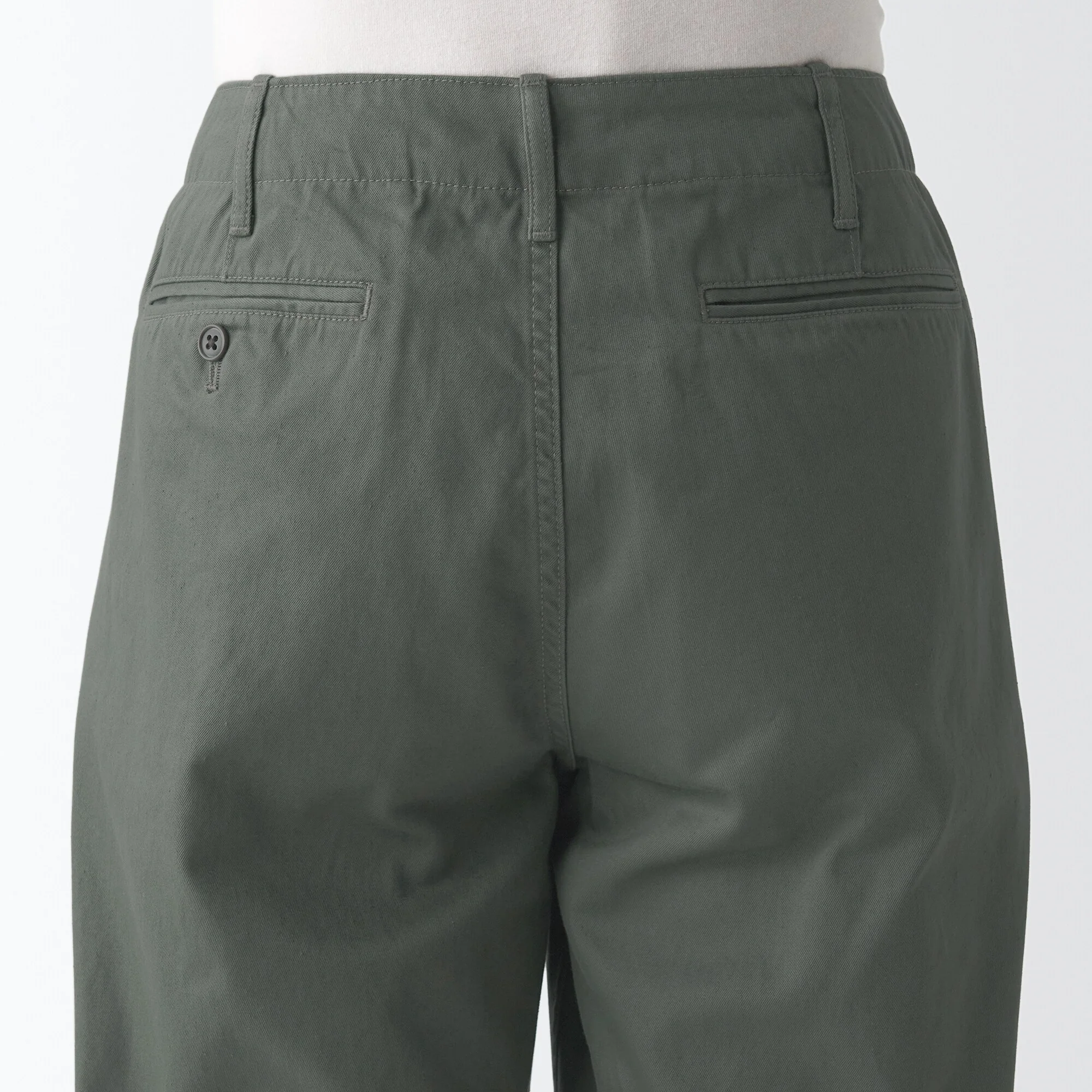 Men's Slub Yarn Chino Regular Pants (L 30inch / 76cm) - Image 26