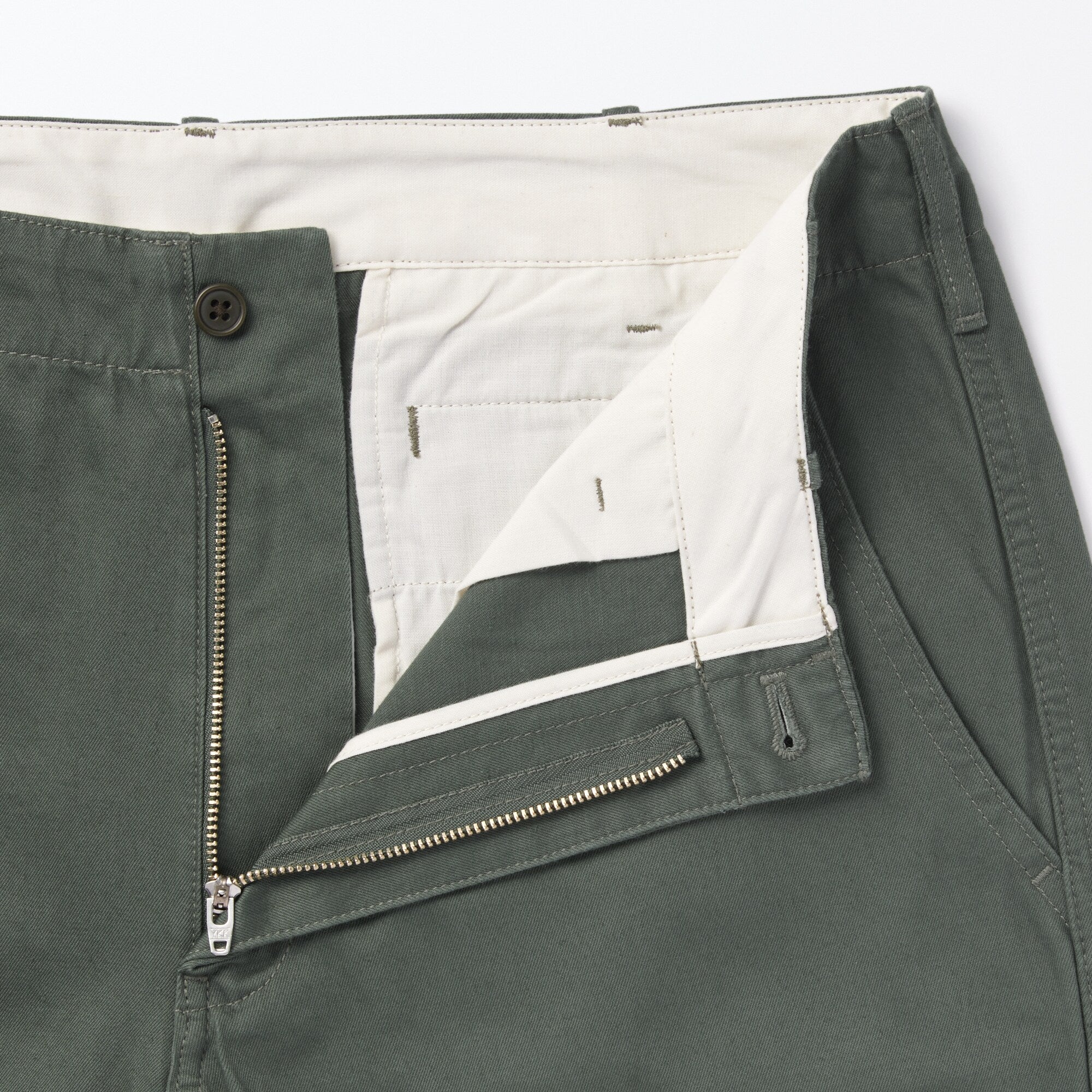 Men's Slub Yarn Chino Regular Pants (L 30inch / 76cm) - Image 27