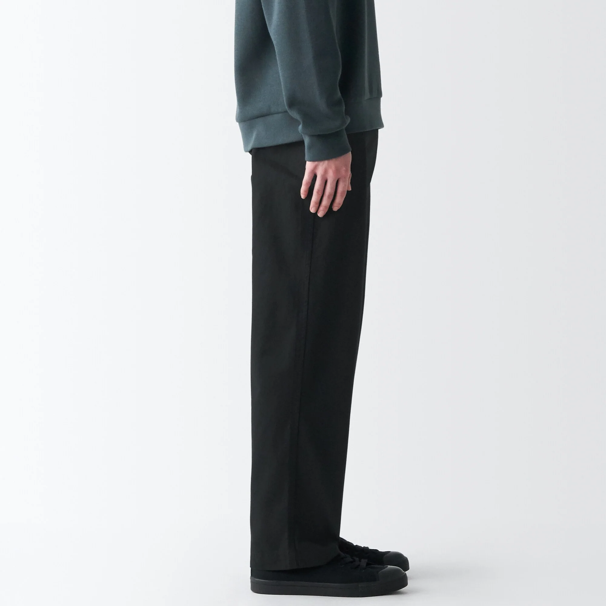 Men's Slub Yarn Chino Regular Pants (L 30inch / 76cm) - Image 32