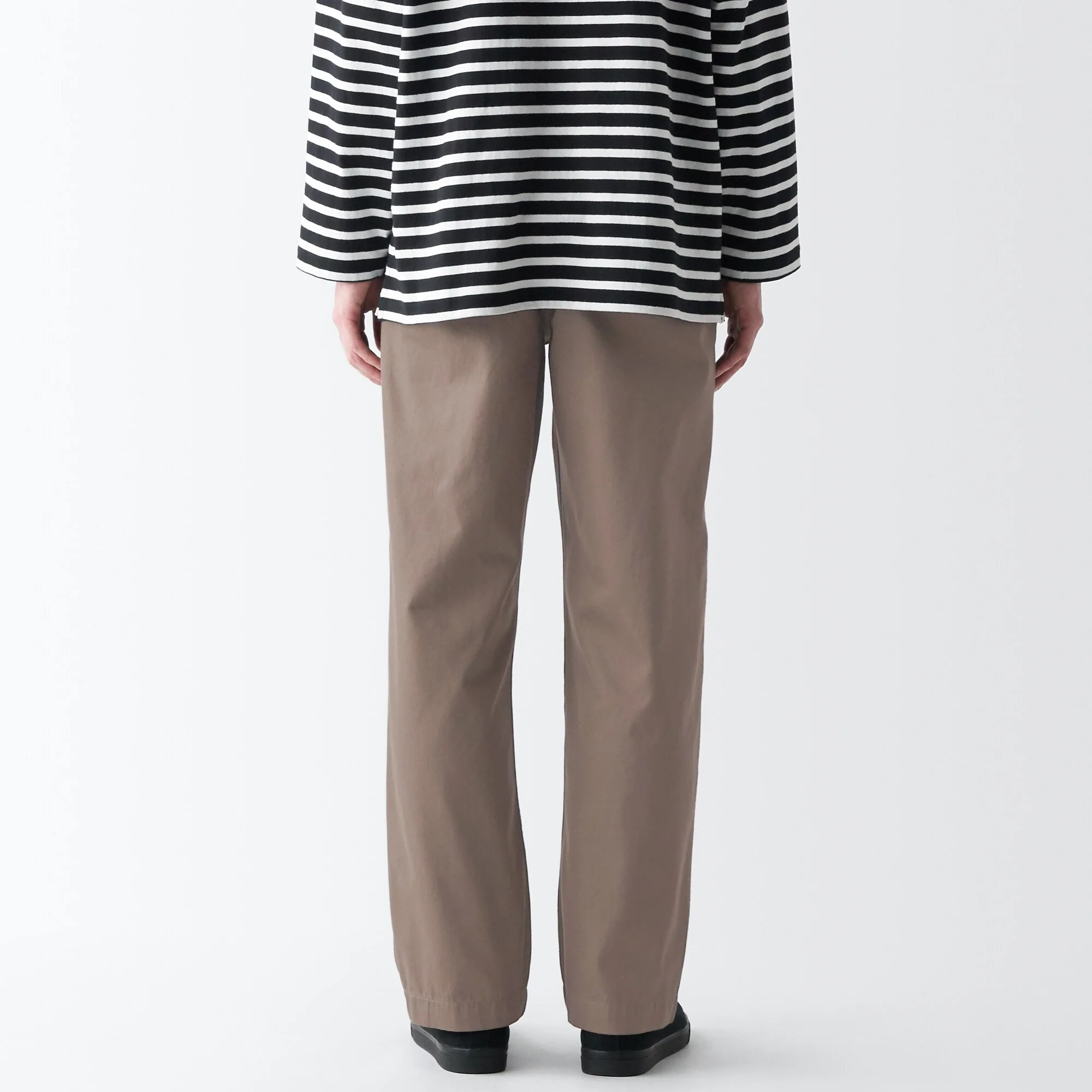 Men's Slub Yarn Chino Regular Pants (L 30inch / 76cm) - Image 6
