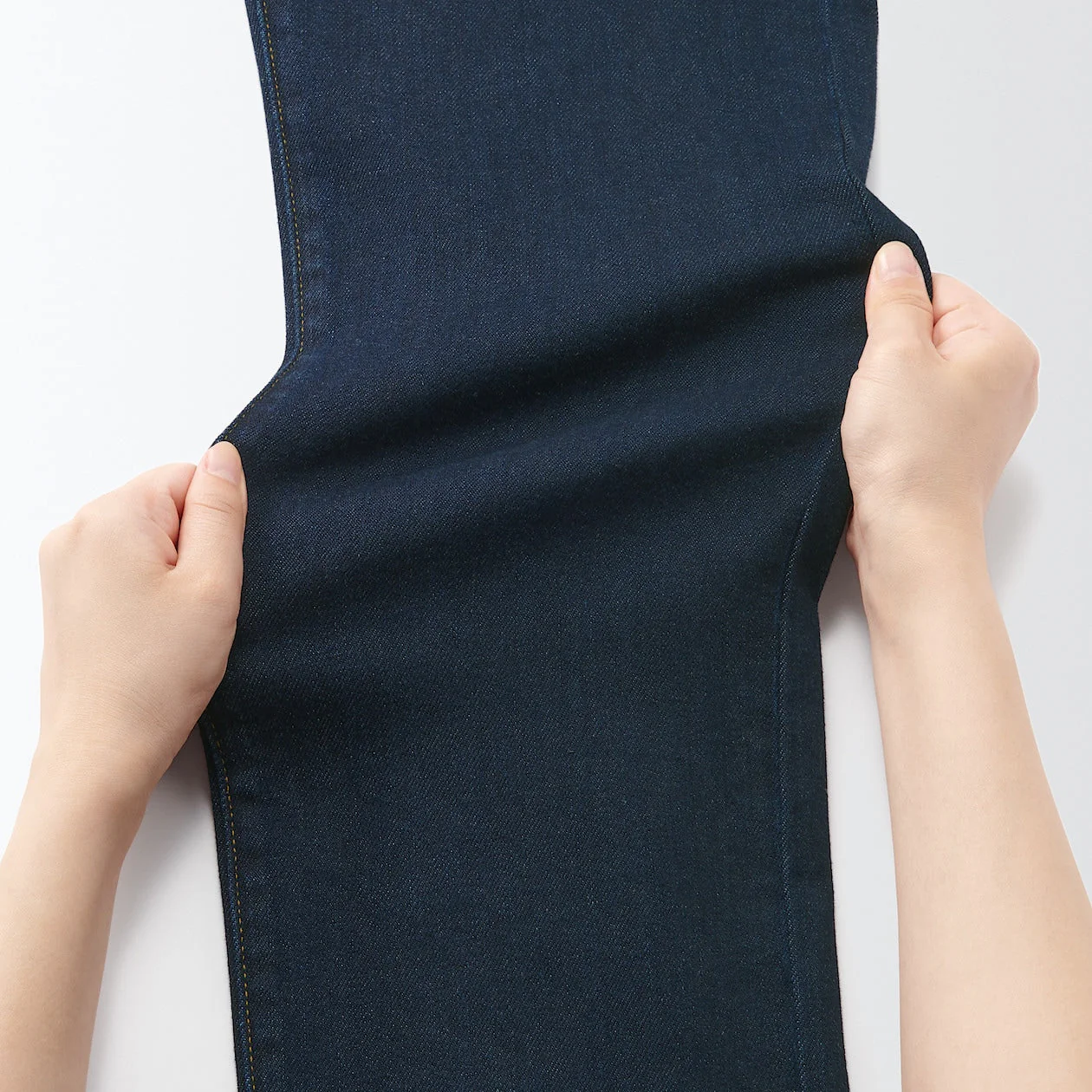 Men's Stretch Denim Slim Pants Dark Navy (L 32inch / 82cm) - Image 11