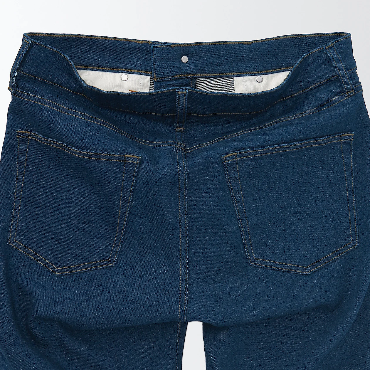 Men's Stretch Denim Slim Pants Blue (L 30inch / 76cm) - Image 10