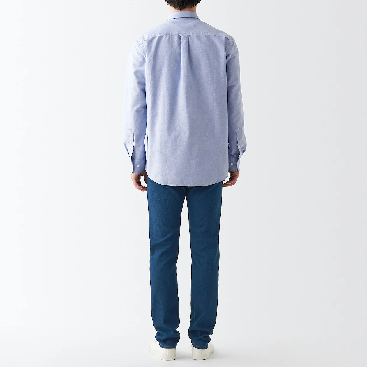 Men's Stretch Denim Slim Pants Blue (L 30inch / 76cm) - Image 6