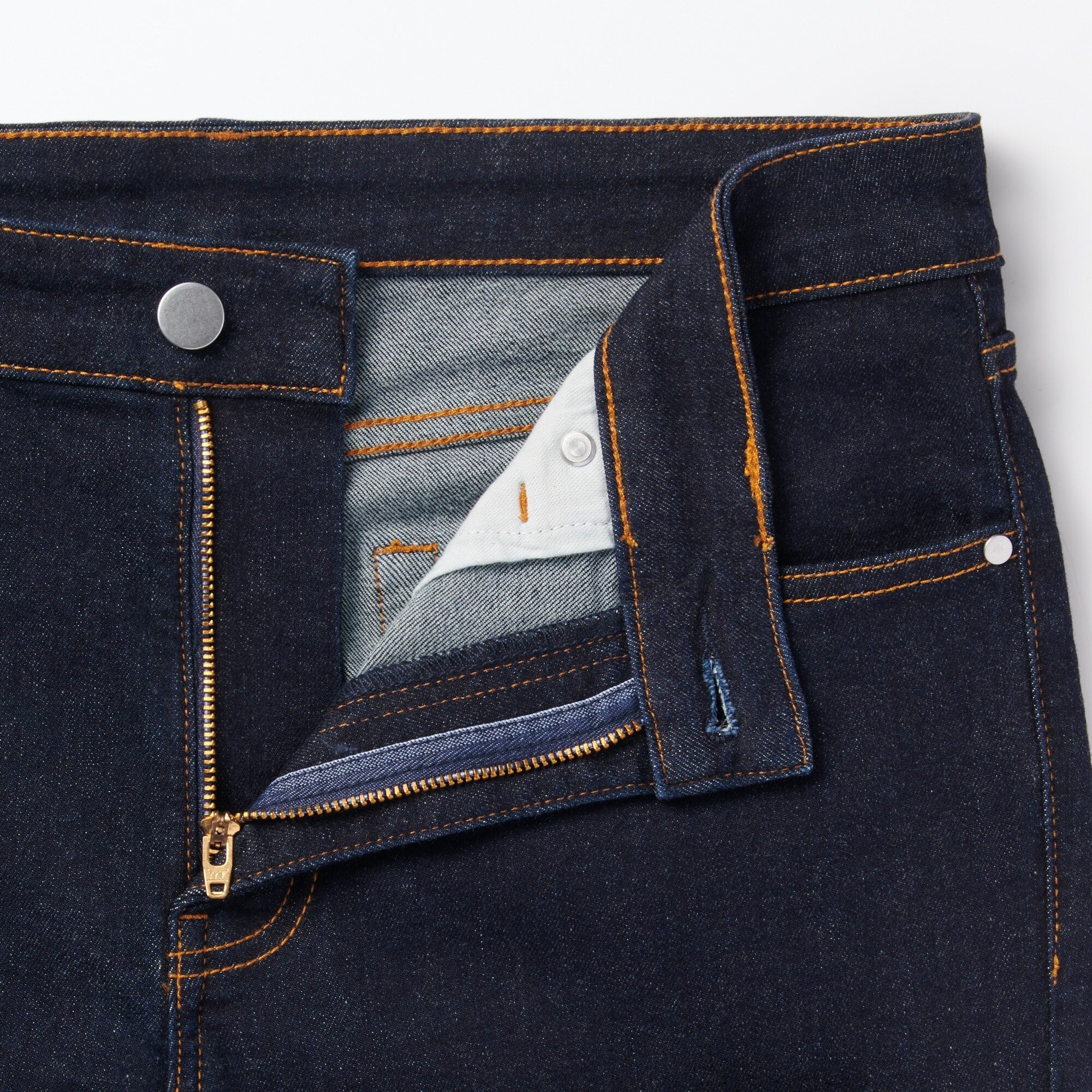 Men's Super Stretch Denim Skinny Pants Dark Navy (L 30inch / 76cm) - Image 9