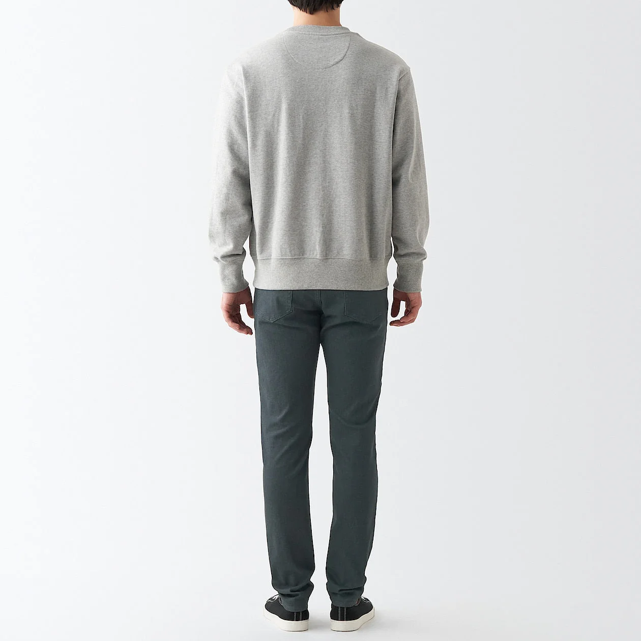 Men's Super Stretch Denim Skinny Pants Charcoal Grey (L 30inch / 76cm) - Image 6
