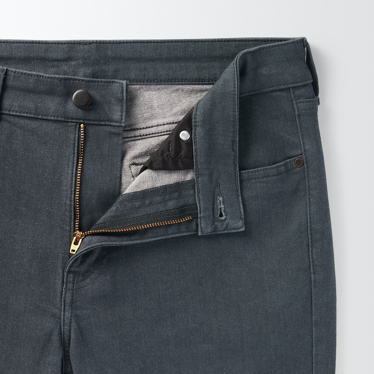 Men's Super Stretch Denim Skinny Pants Charcoal Grey (L 30inch / 76cm) - Image 9
