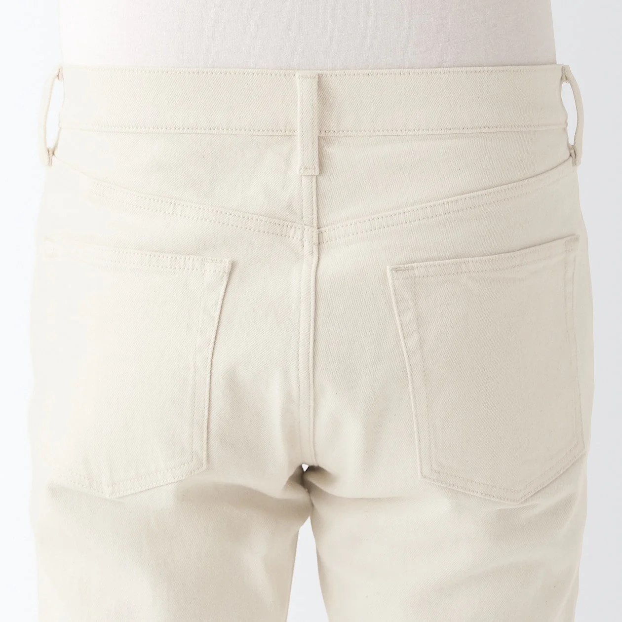 Men's Stretch Denim Slim Pants Natural (L 30inch / 76cm) - Image 8