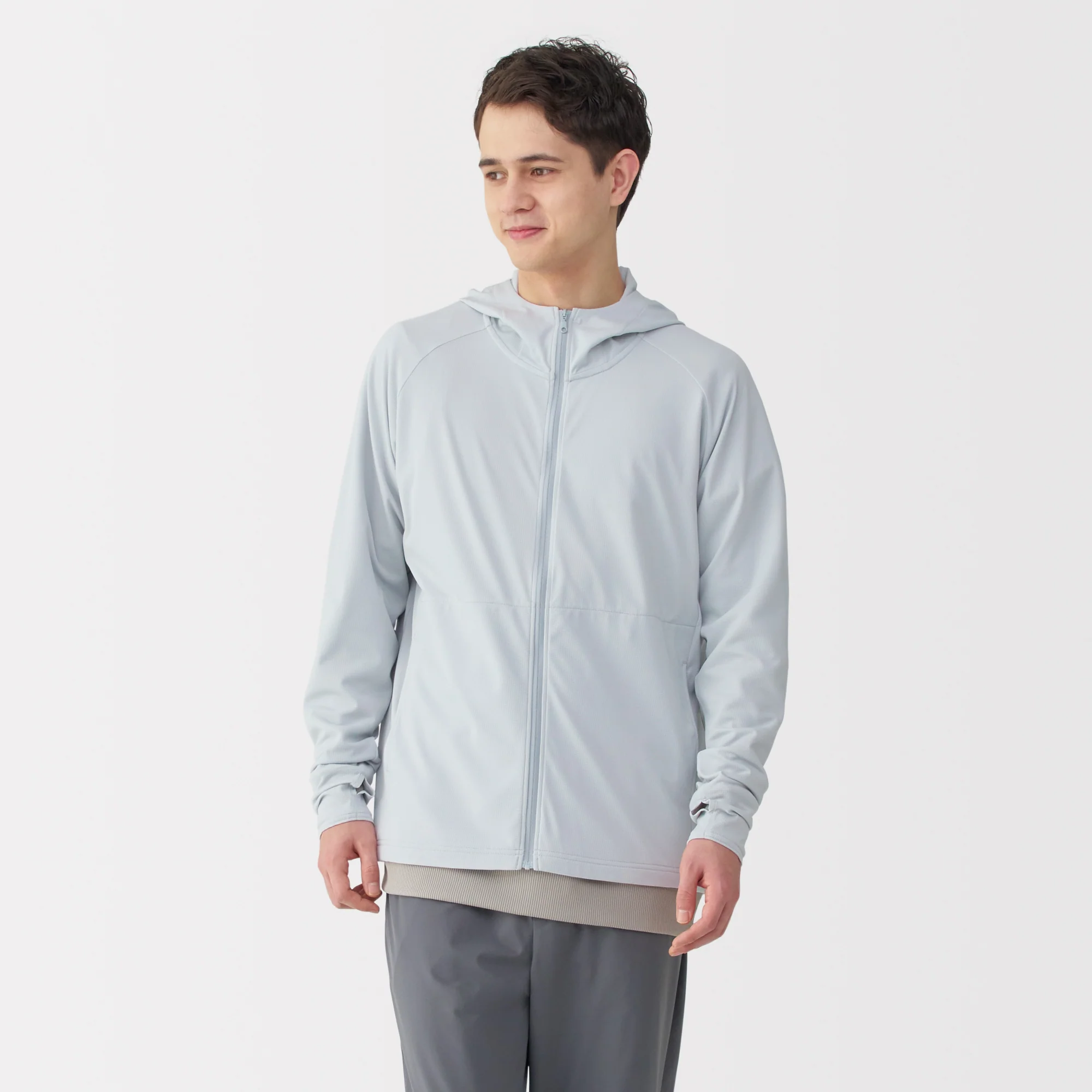 UV Protection Quick Dry Pocketable Zip-Up Hoodie - Image 3