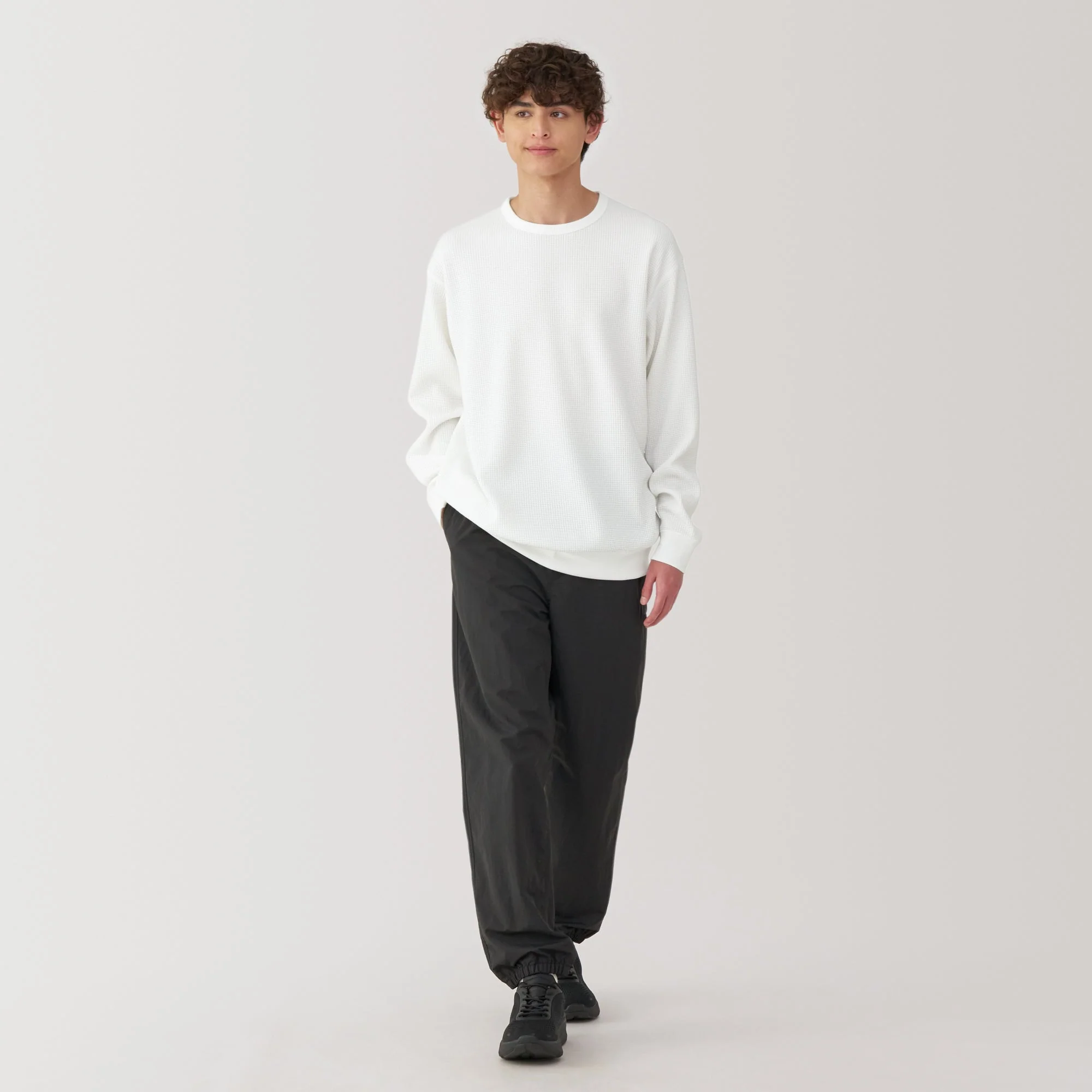 Men's UV Protection Quick Dry Waffle Long Sleeve T-Shirt - Image 11