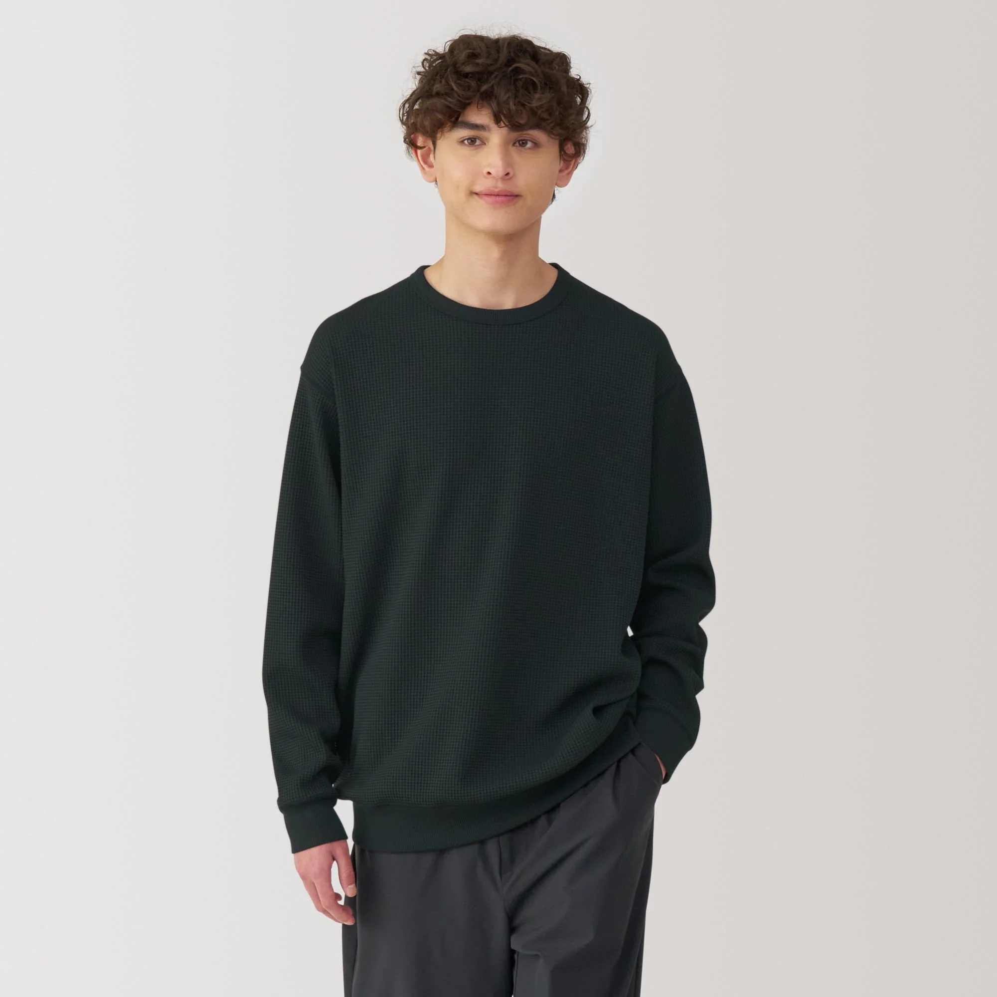 Men's UV Protection Quick Dry Waffle Long Sleeve T-Shirt - Image 17