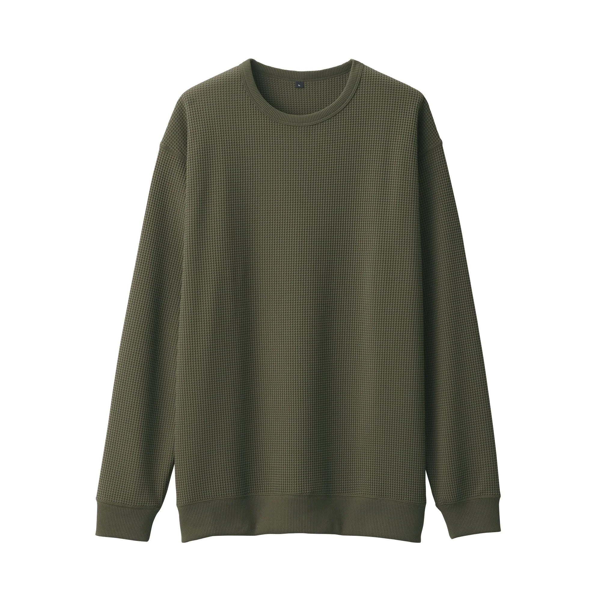 Men's UV Protection Quick Dry Waffle Long Sleeve T-Shirt - Image 2