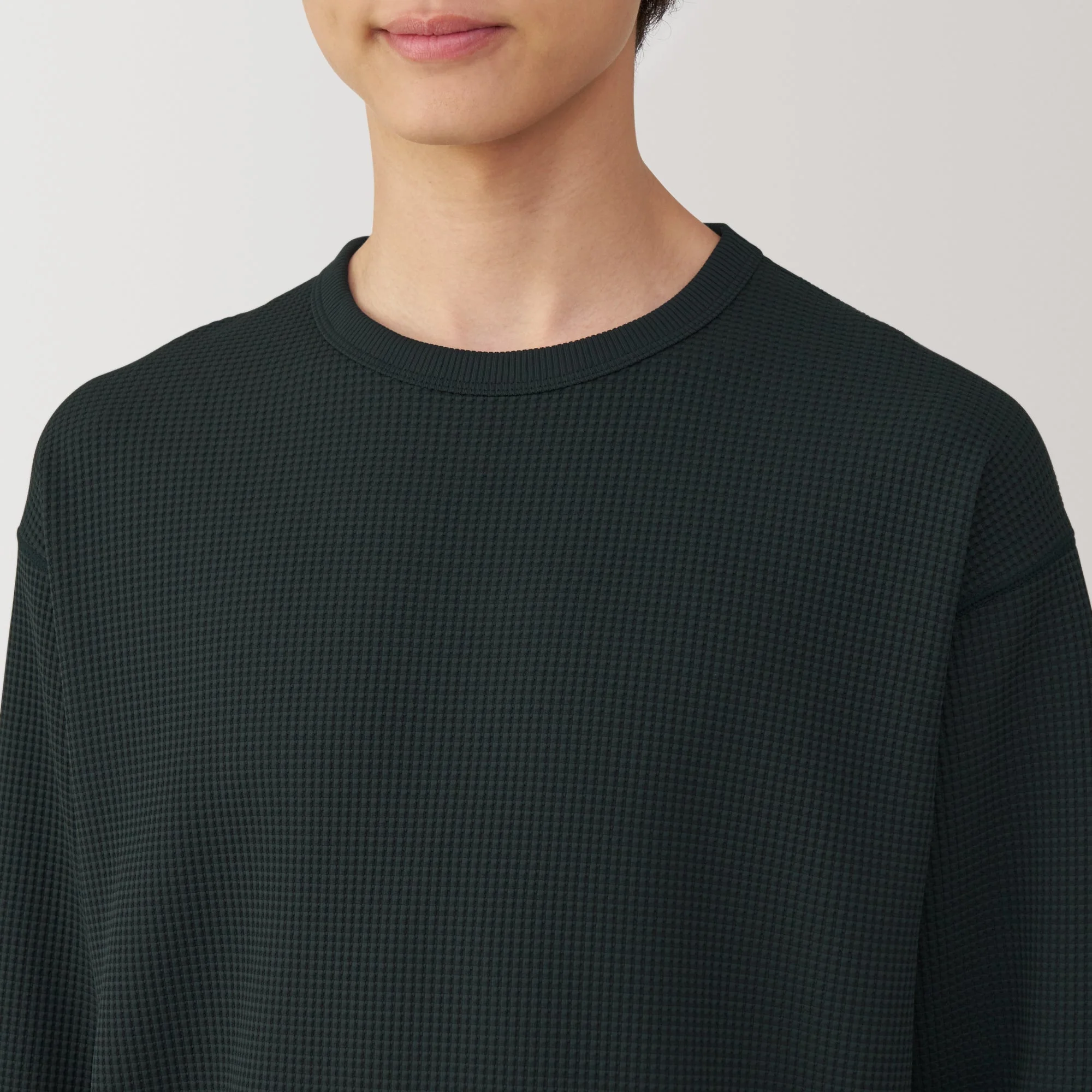 Men's UV Protection Quick Dry Waffle Long Sleeve T-Shirt - Image 21