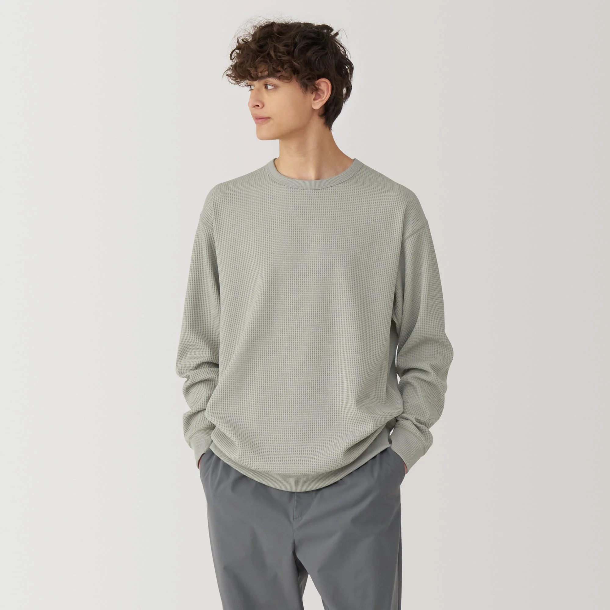 Men's UV Protection Quick Dry Waffle Long Sleeve T-Shirt - Image 24