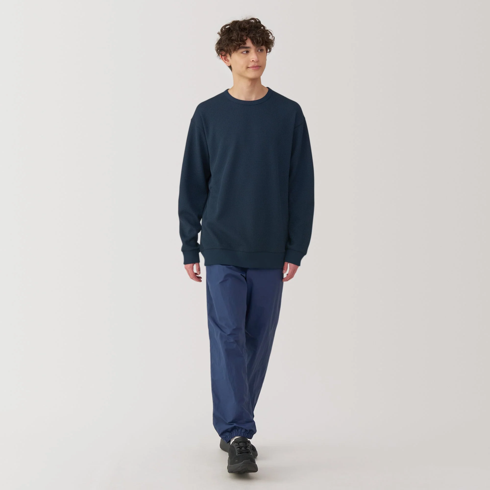 Men's UV Protection Quick Dry Waffle Long Sleeve T-Shirt - Image 32