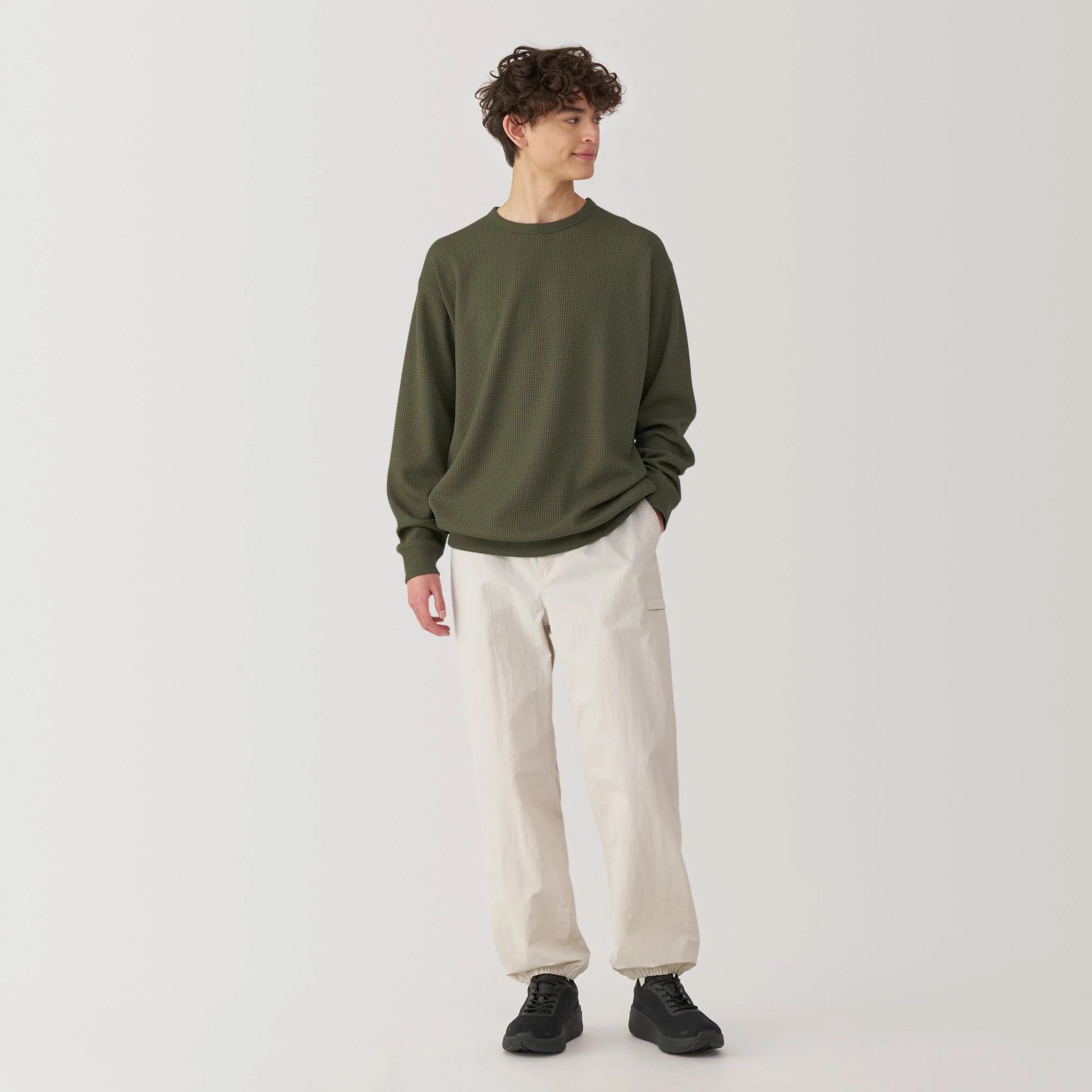 Men's UV Protection Quick Dry Waffle Long Sleeve T-Shirt - Image 4