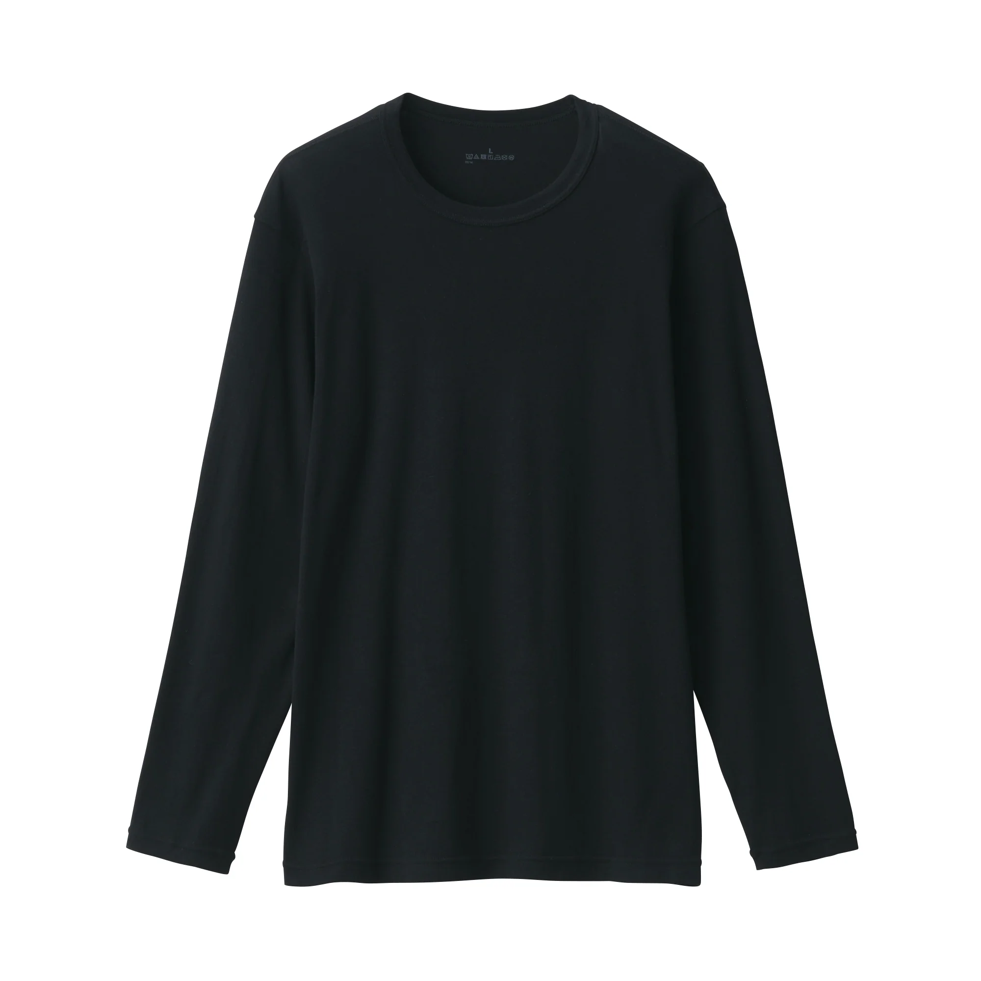 Men's Warm Cotton Crew Neck Long Sleeve T-Shirt - Image 2